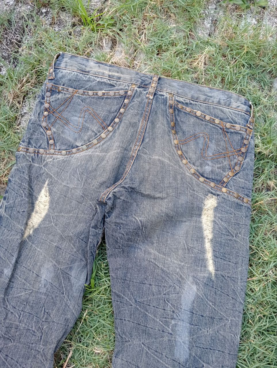 semanticdesign Vintage Semantic Design Japan Studded Bootcut Jeans Size US 32 / EU 48 - 9 Thumbnail
