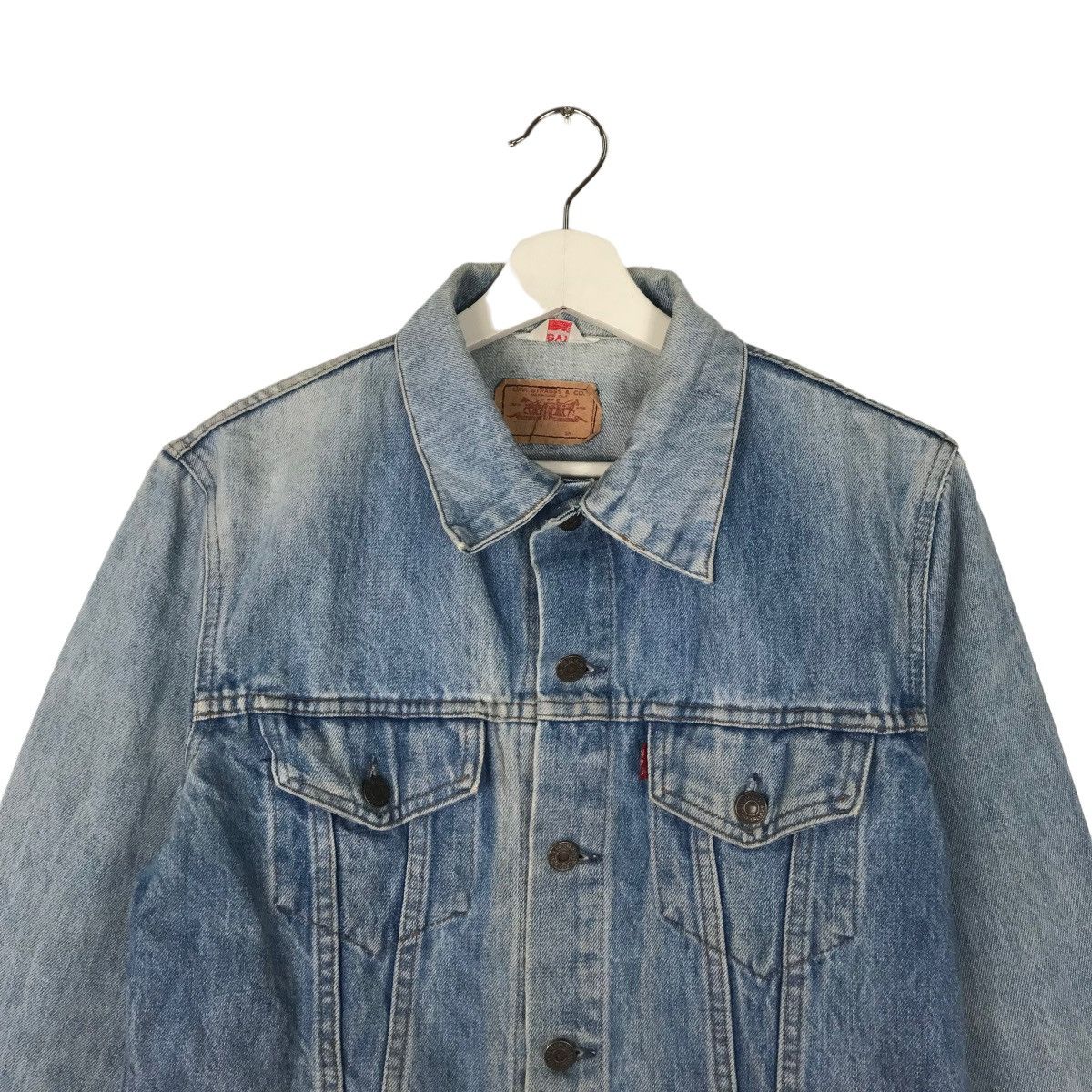 Levi's 🔥 90s RARE VINTAGE LEVIS 705 TRUCKER JACKET MADE IN FRANCE Size US M / EU 48-50 / 2 - 3 Thumbnail