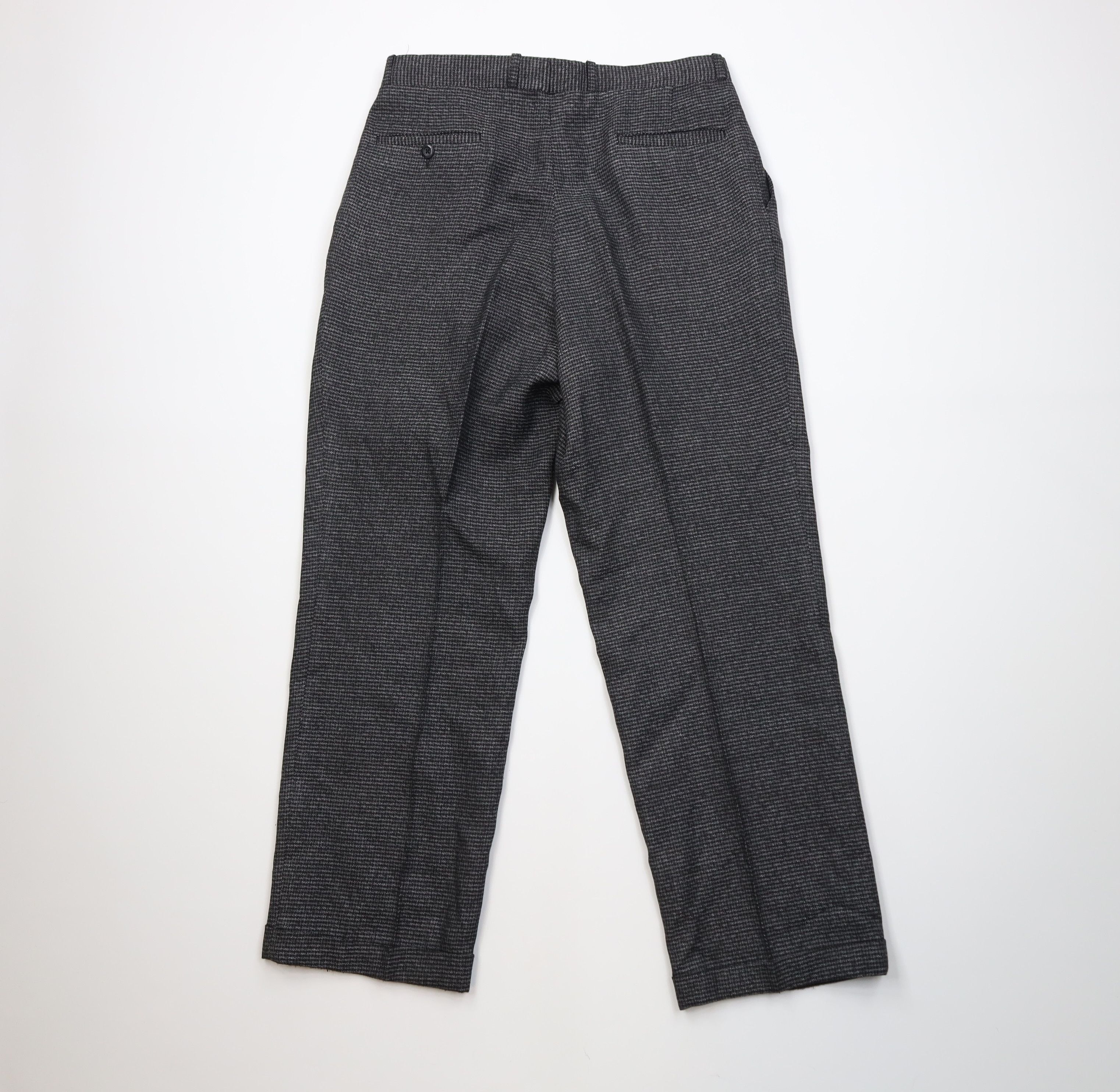 Vintage Vintage 90s Streetwear Knit Wide Leg Chino Pants Houndstooth Size US 32 / EU 48 - 9 Thumbnail