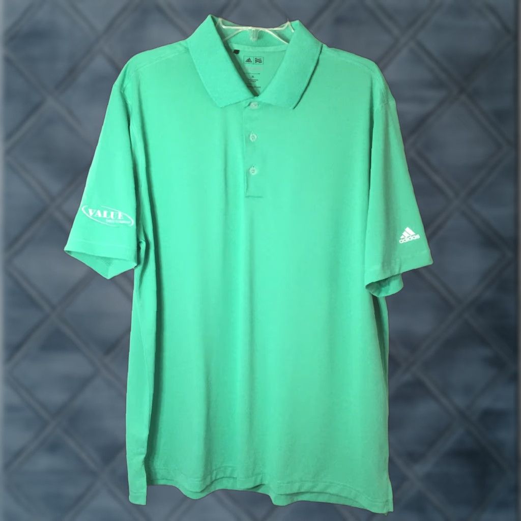Adidas Adidas Polo Shirt Mens XL Green Short Sleeve Puremotion Polo Shirt Size US XL / EU 56 / 4 - 1 Thumbnail