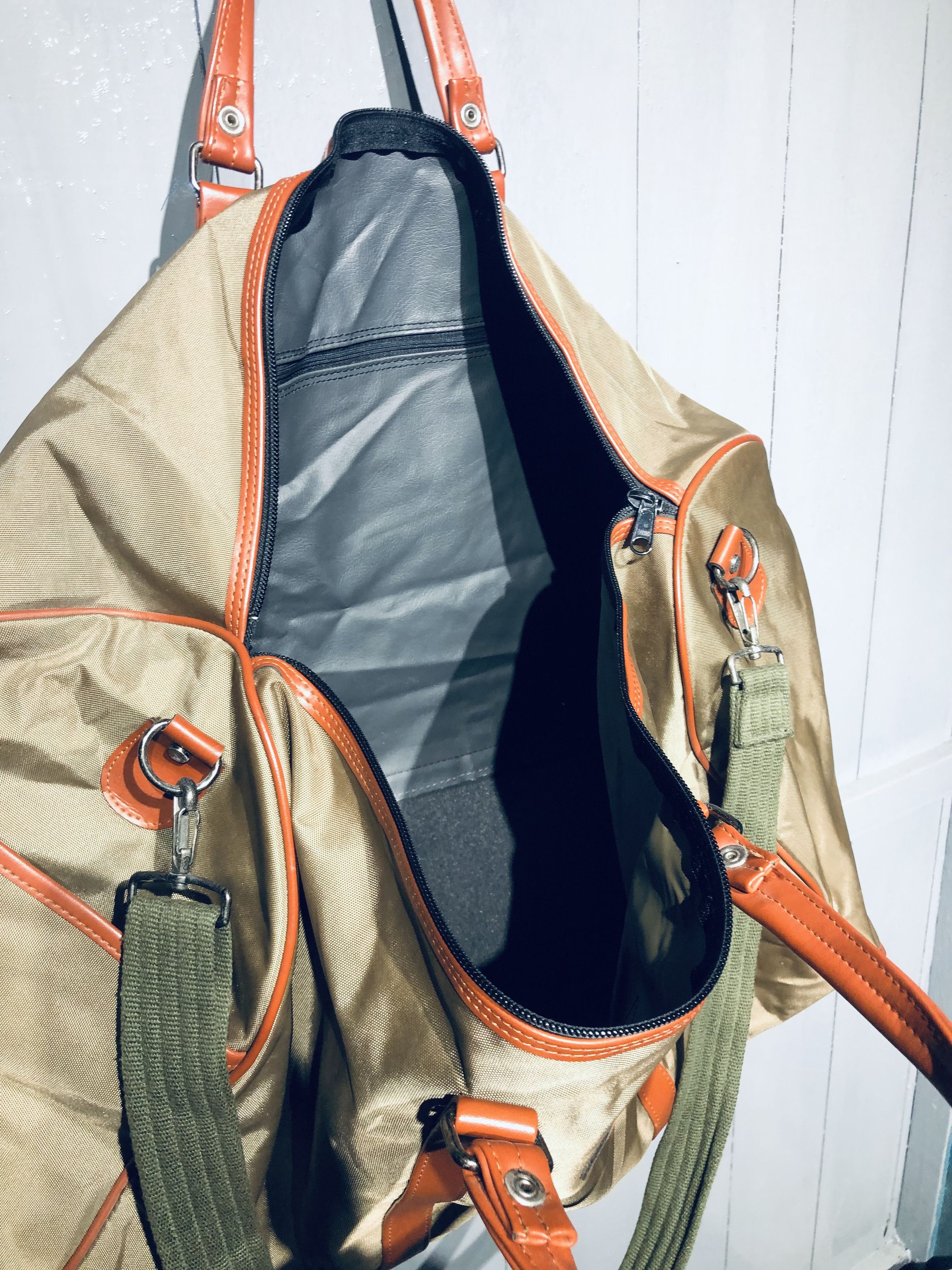 Japanese Brand JAPANESE KHAKI COLOR TRAVEL BAG Size ONE SIZE - 6 Thumbnail