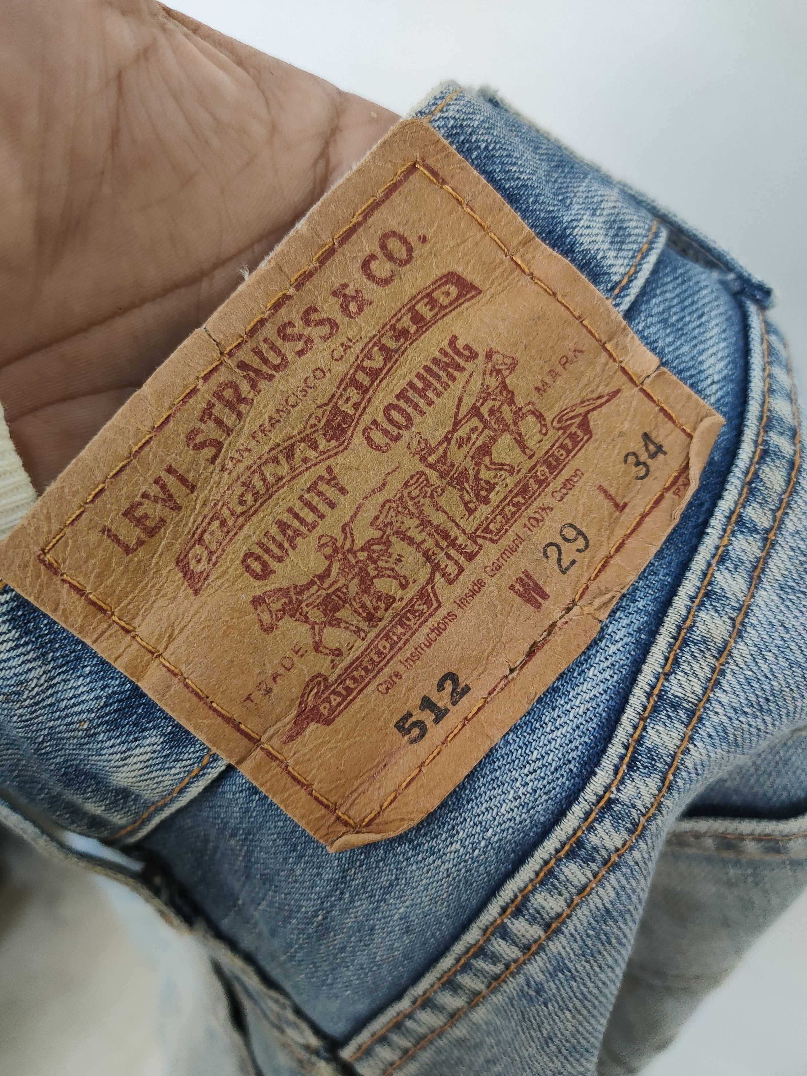 Levi's × Vintage Vintage Levi's 512 Custom Denim Pant Size US 28 / EU 44 - 6 Thumbnail