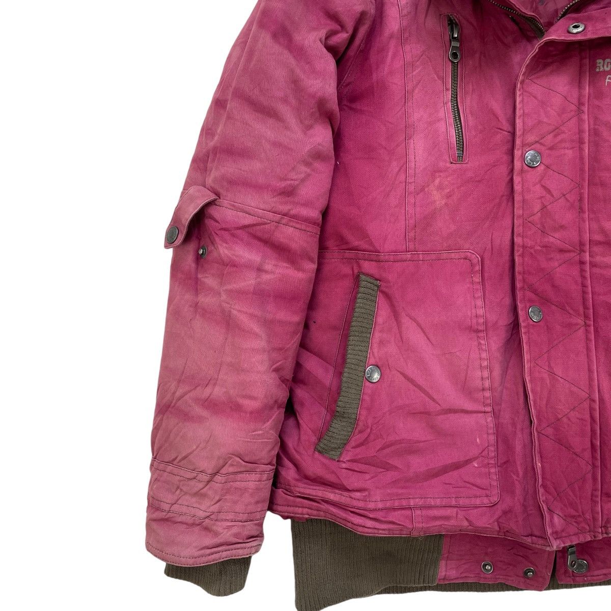 Hein Gericke Japanese Brand Rosso Style Lab Lady Motorcycle Faded Jacket Size M / US 6-8 / IT 42-44 - 3 Thumbnail
