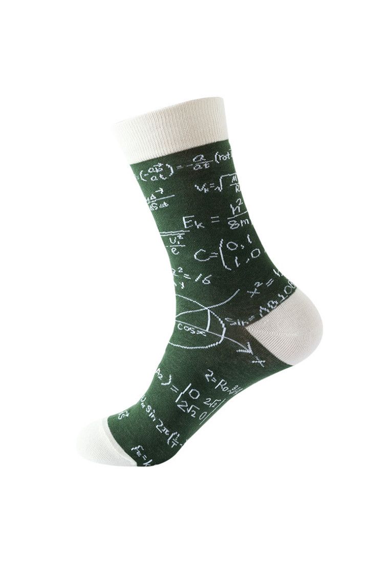 Other Set of 5 Pairs Geometric Theme Pattern Cozy Socks (One Size) Size ONE SIZE - 5 Thumbnail