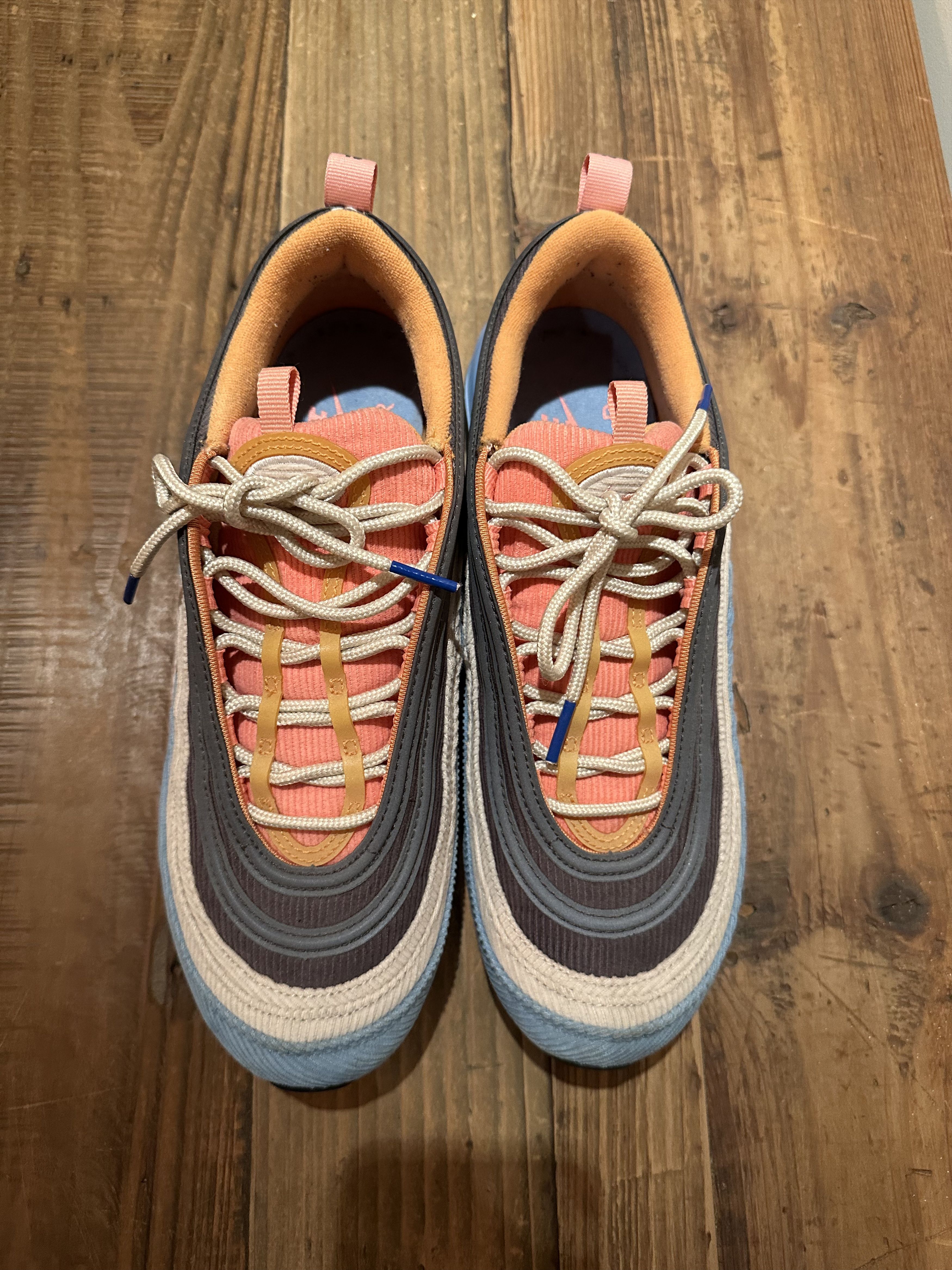 Nike Nike Air Max 97 Light Blue Corduroy Pack Size US 8.5 / EU 41-42 - 7 Thumbnail