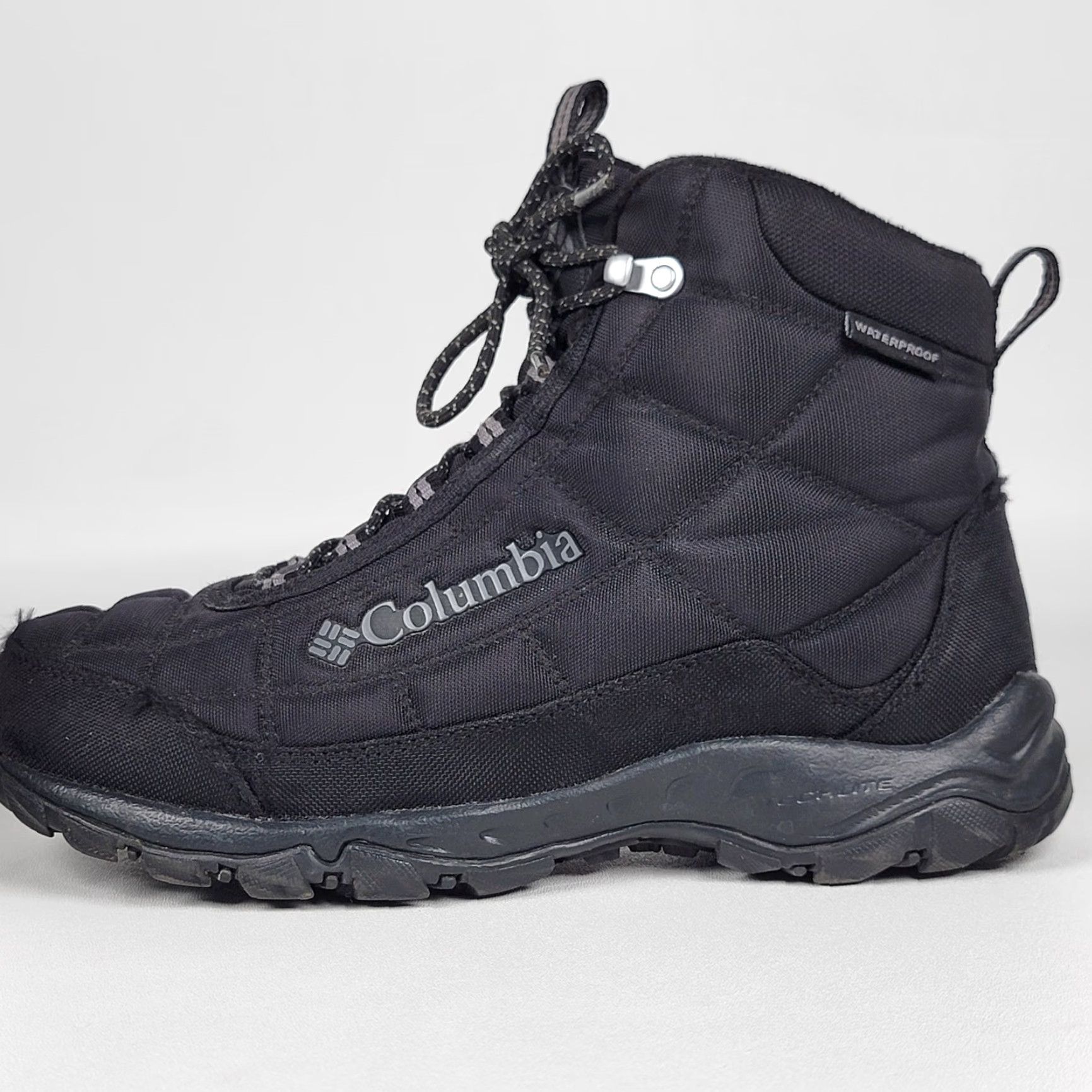 Vintage Columbia Firecamp Waterproof Wide Winter Boots Men 9.5 M Black Size US 10 / EU 43 - 6 Thumbnail