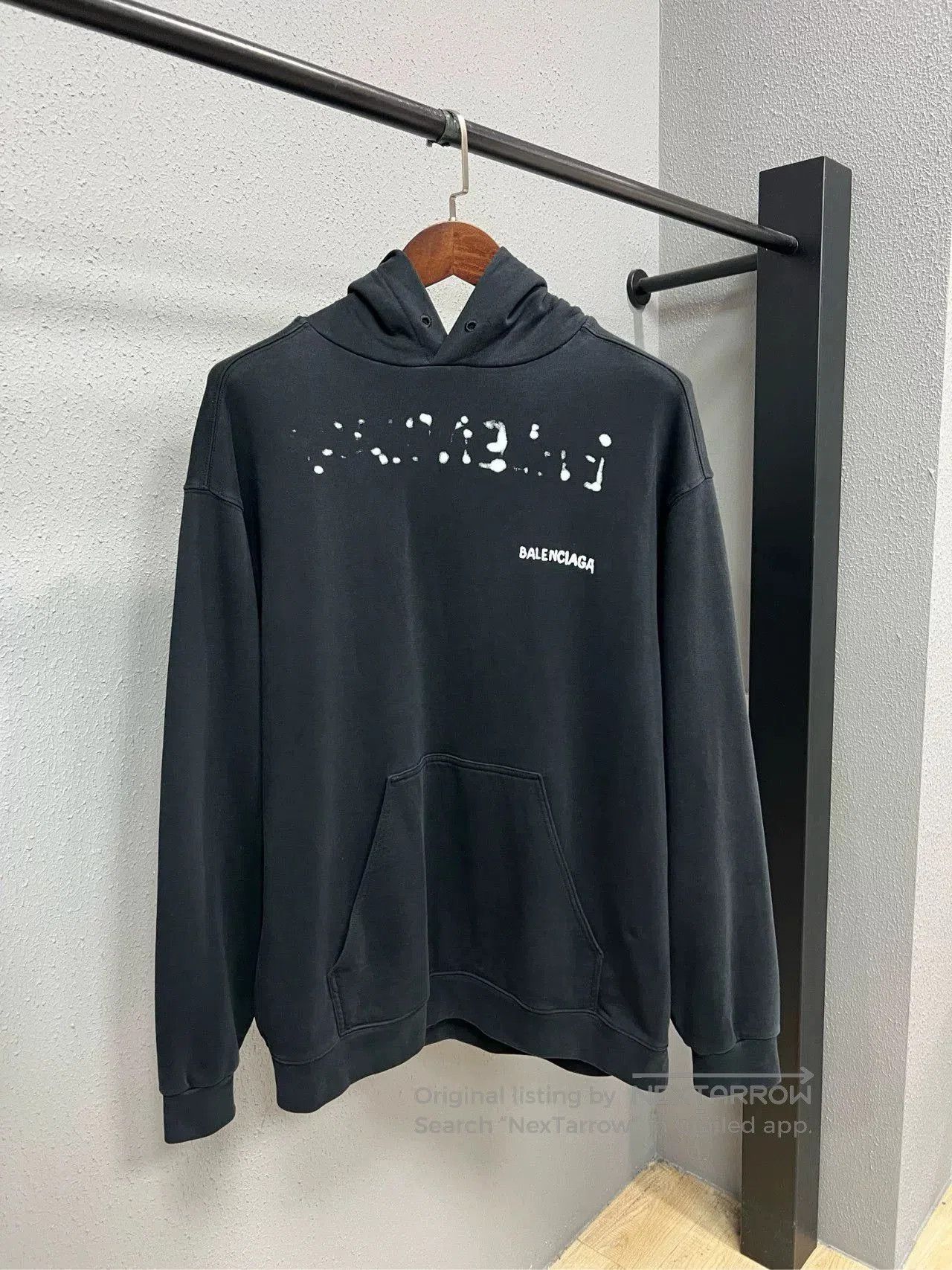 Balenciaga Balenciaga Graffiti Logo Hoodie. Size US S / EU 44-46 / 1 - 1 Thumbnail