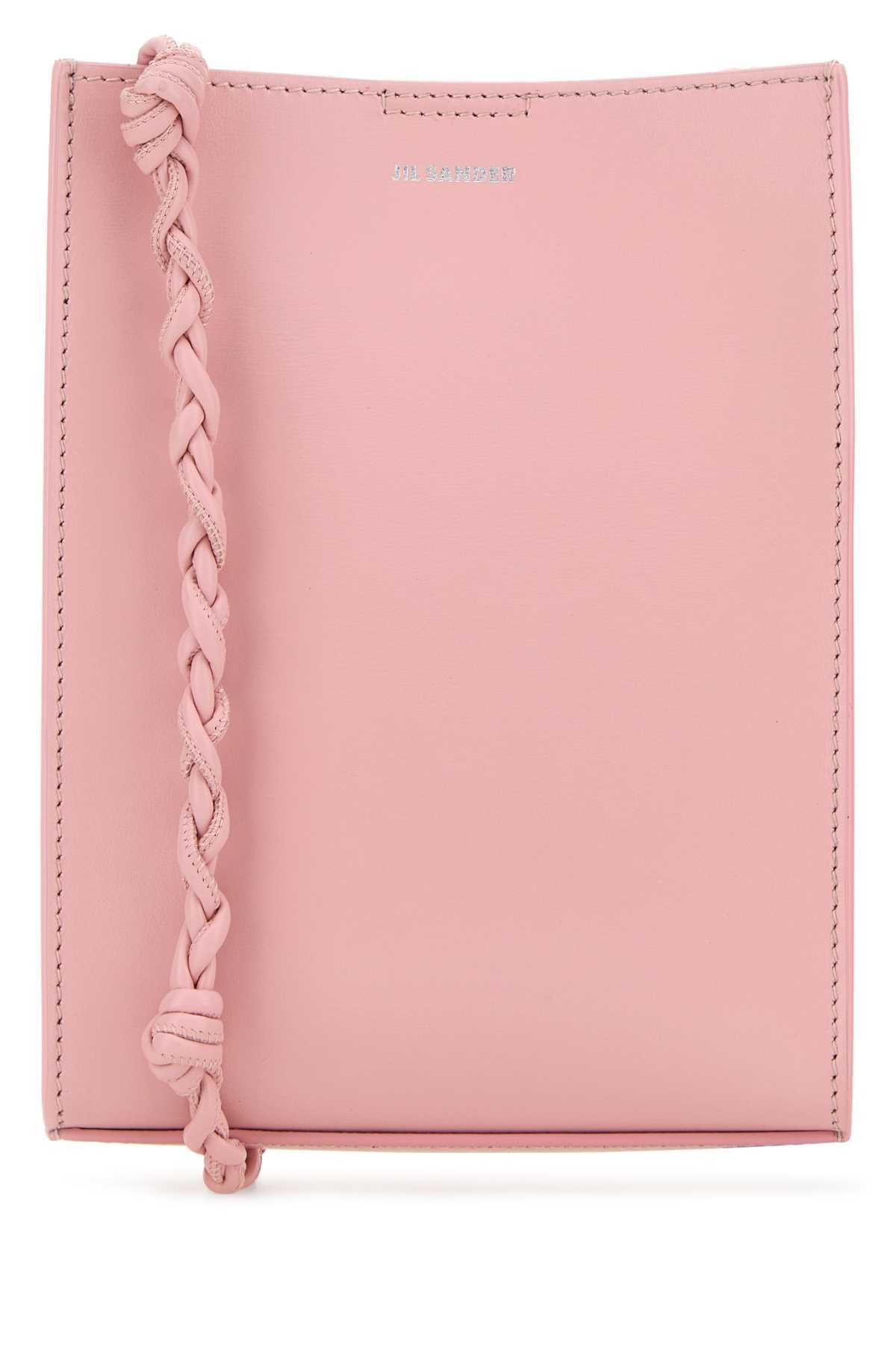 Jil Sander Pink Leather Small Tangle Shoulder Bag Size ONE SIZE - 1 Thumbnail