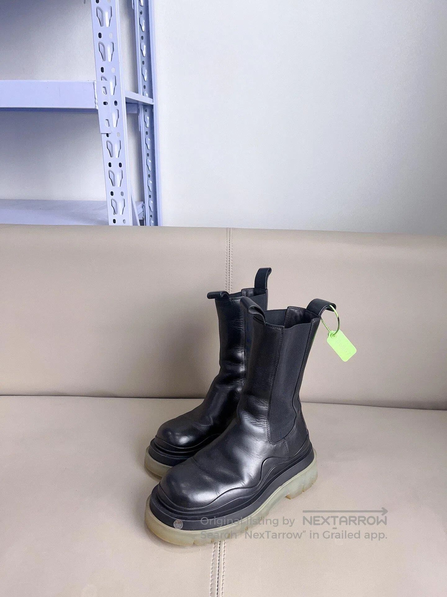 Bottega Veneta Bottega Veneta Black sheer sole boots| Size US 6 / IT 36 - 2 Thumbnail