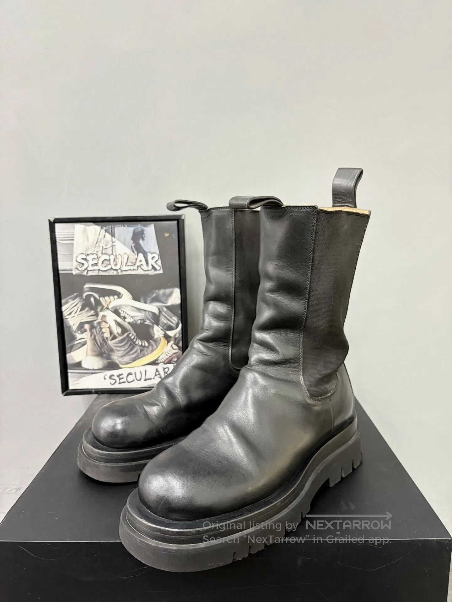 Bottega Veneta Bottega Veneta Lug Sole Chelsea Boots. Size US 7 / IT 37 - 3 Thumbnail