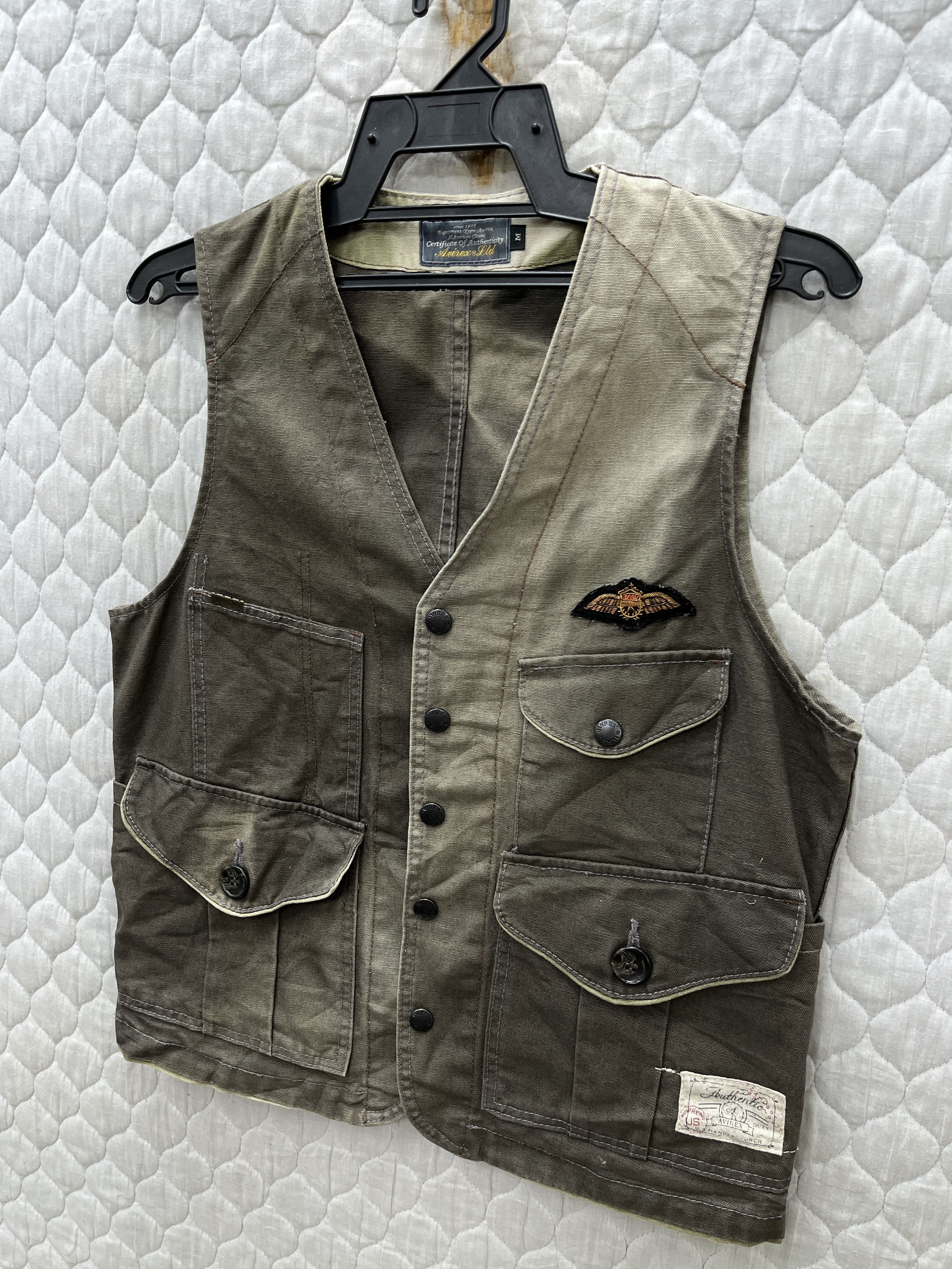Avirex 🔥🔥🔥STEALS AVIREX SUN FADED VEST Size US M / EU 48-50 / 2 - 3 Thumbnail