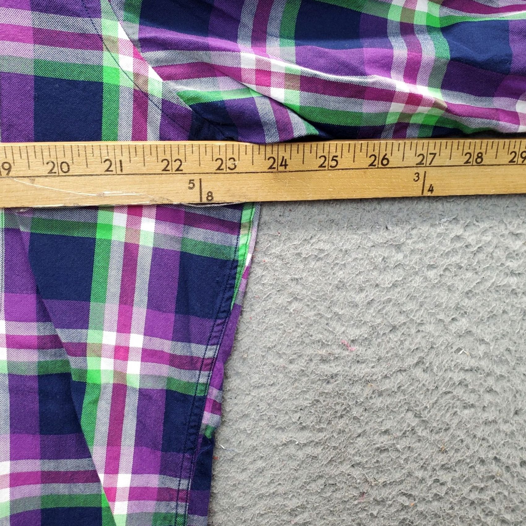 Tailorbyrd TAILORBYRD Flannel Shirt Mens L Multi Plaid Single Pocket Collar Button Down EUC Size US L / EU 52-54 / 3 - 4 Thumbnail
