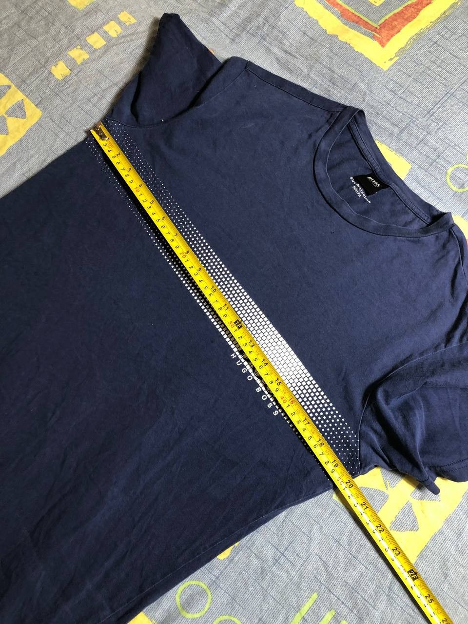 Hugo Boss Hugo Boss tee grey big logo Size US M / EU 48-50 / 2 - 9 Thumbnail