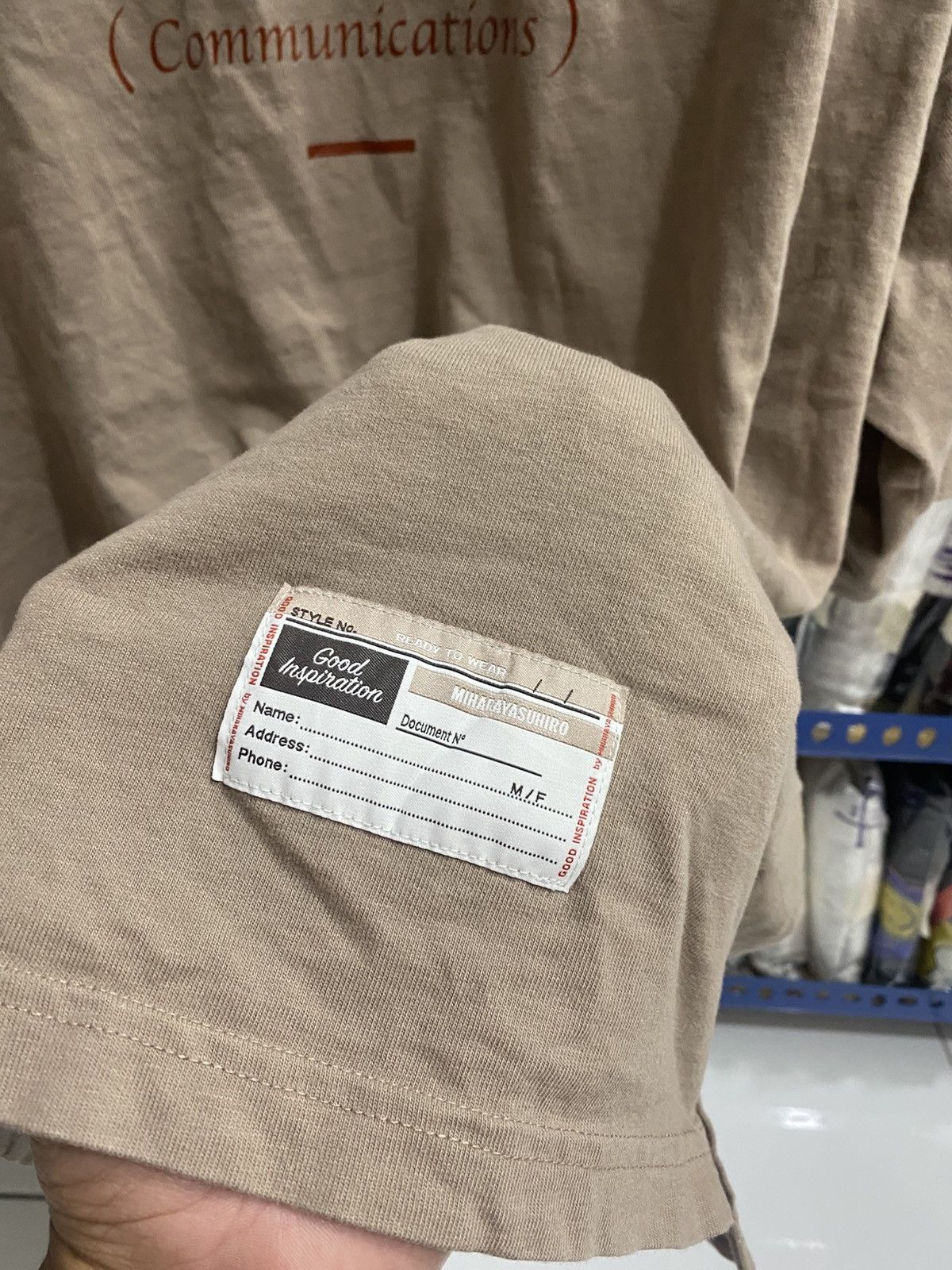 Maison MIHARA YASUHIRO GOOD INSPIRATION X MIHARA YASUHIRO TSHIRT Size US XXL / EU 58 / 5 - 8 Thumbnail