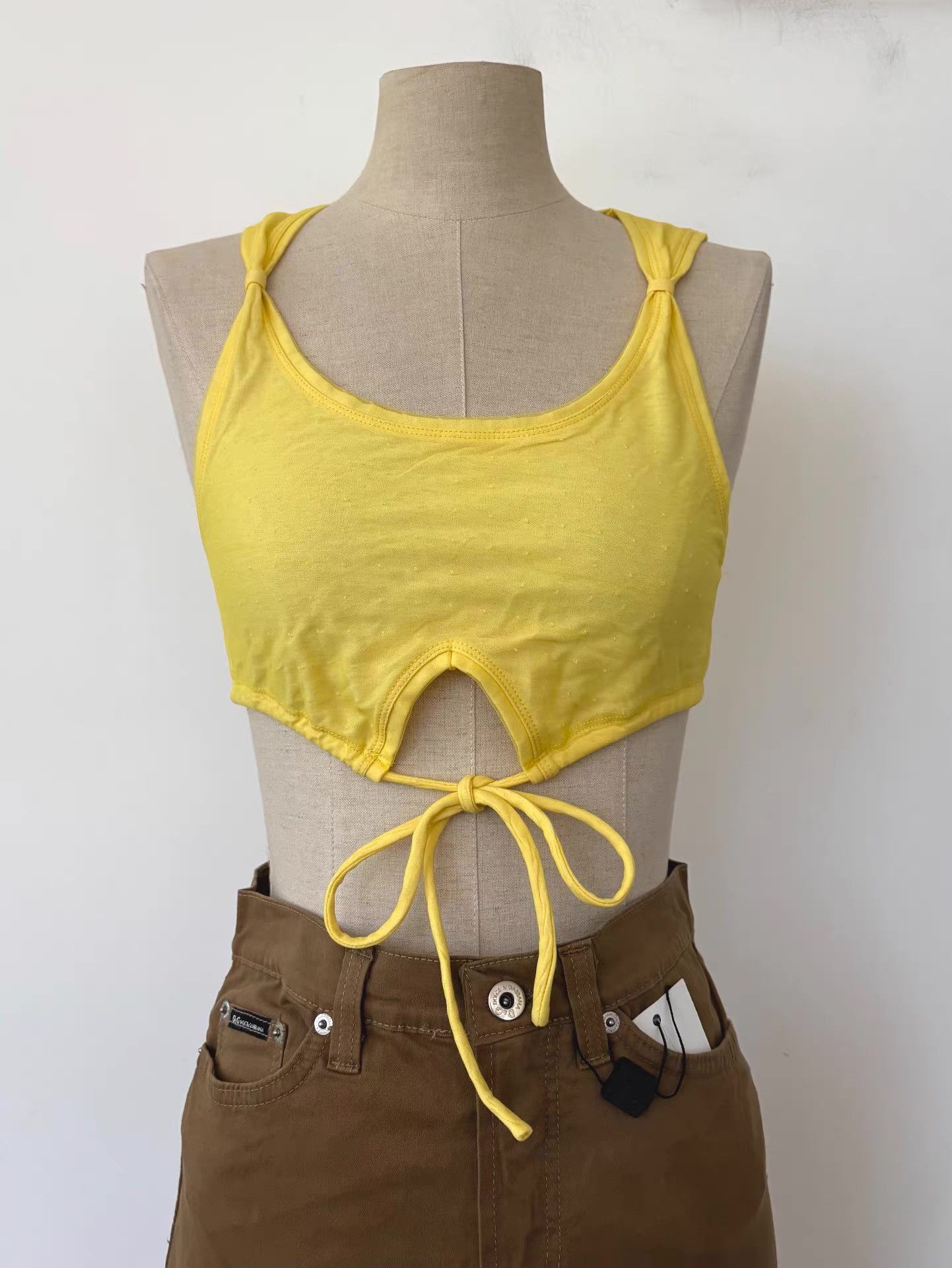 Versace Versus Versace Women's Cami Top Ｑ21 Size L / US 10 / IT 46 - 1 Thumbnail