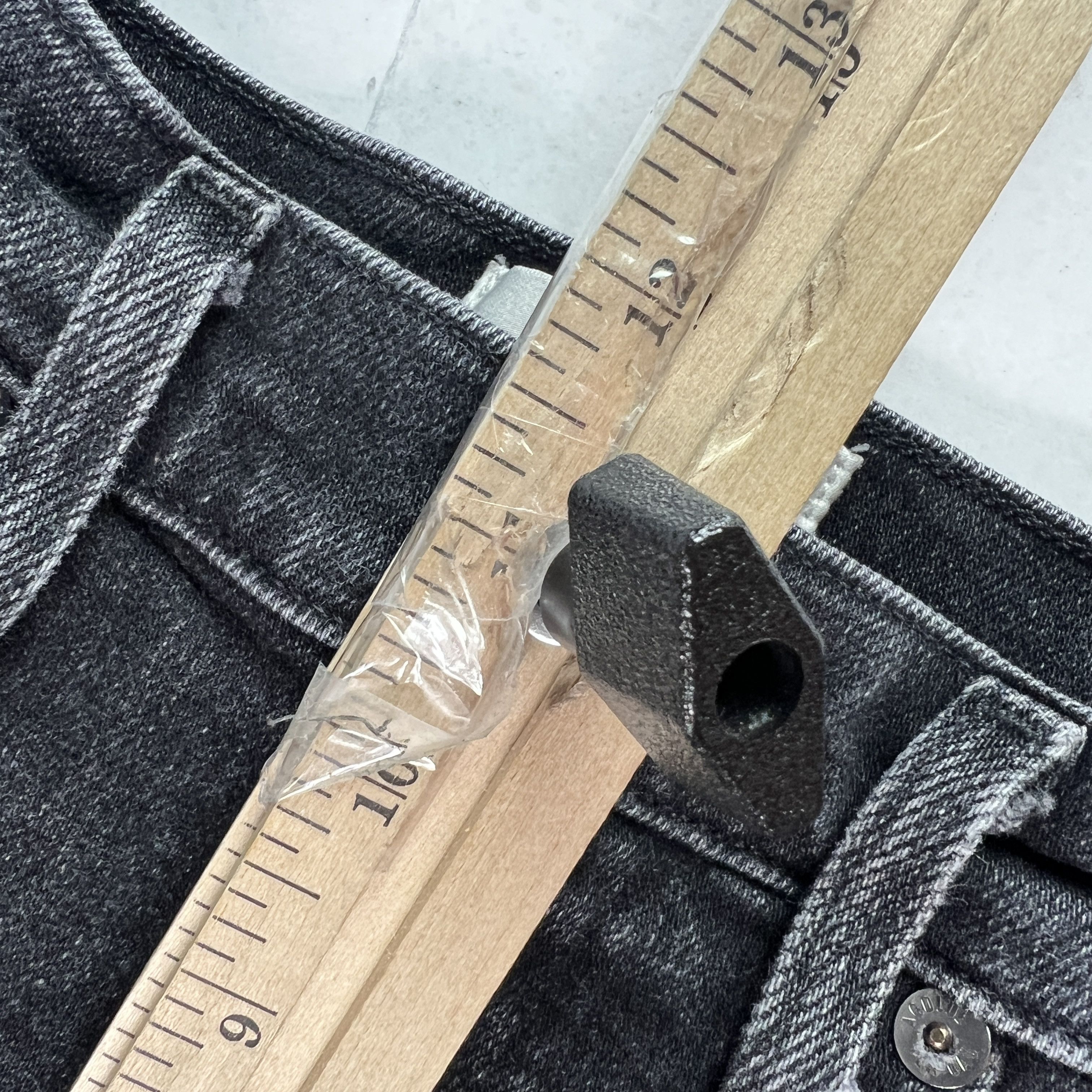 Agolde AGOLDE Jean Pinch Waist High Rise Skinny Black Stretch Denim Size 25" / US 0 / IT 36 - 18 Thumbnail