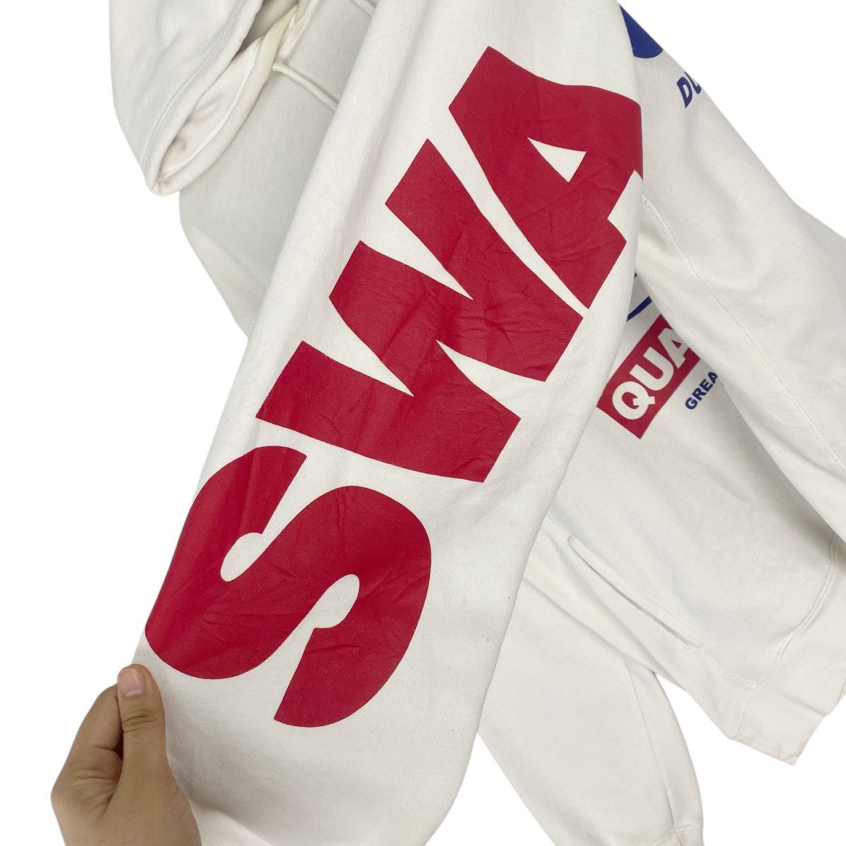 Other Vintage Duck Dude By B One Soul Hoodie Sweater White Size US L / EU 52-54 / 3 - 6 Thumbnail