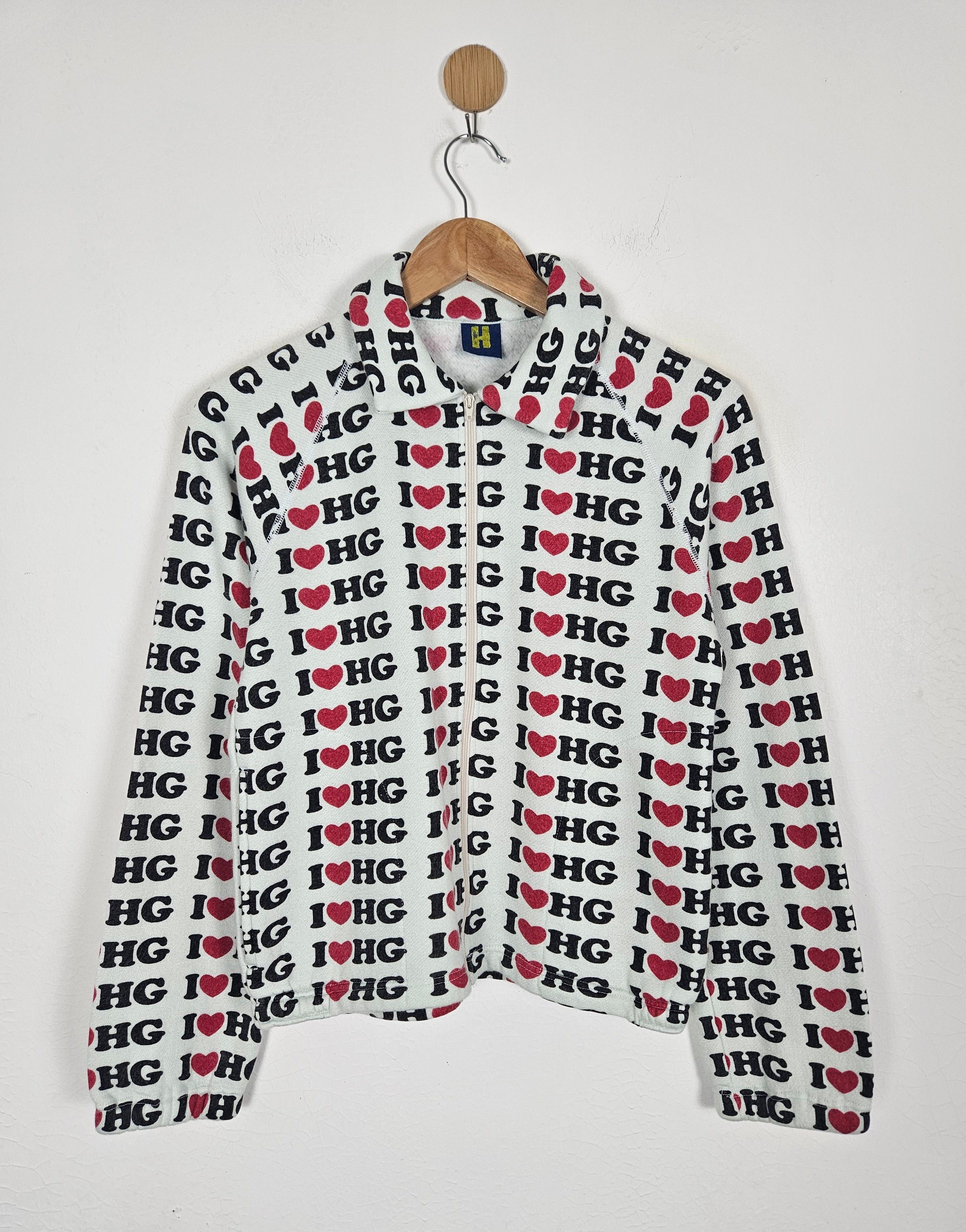 Hysteric Glamour × Japanese Brand Hysteric Glamour Love Monogram I Love HG zipper jacket Size S / US 4 / IT 40 - 1 Thumbnail