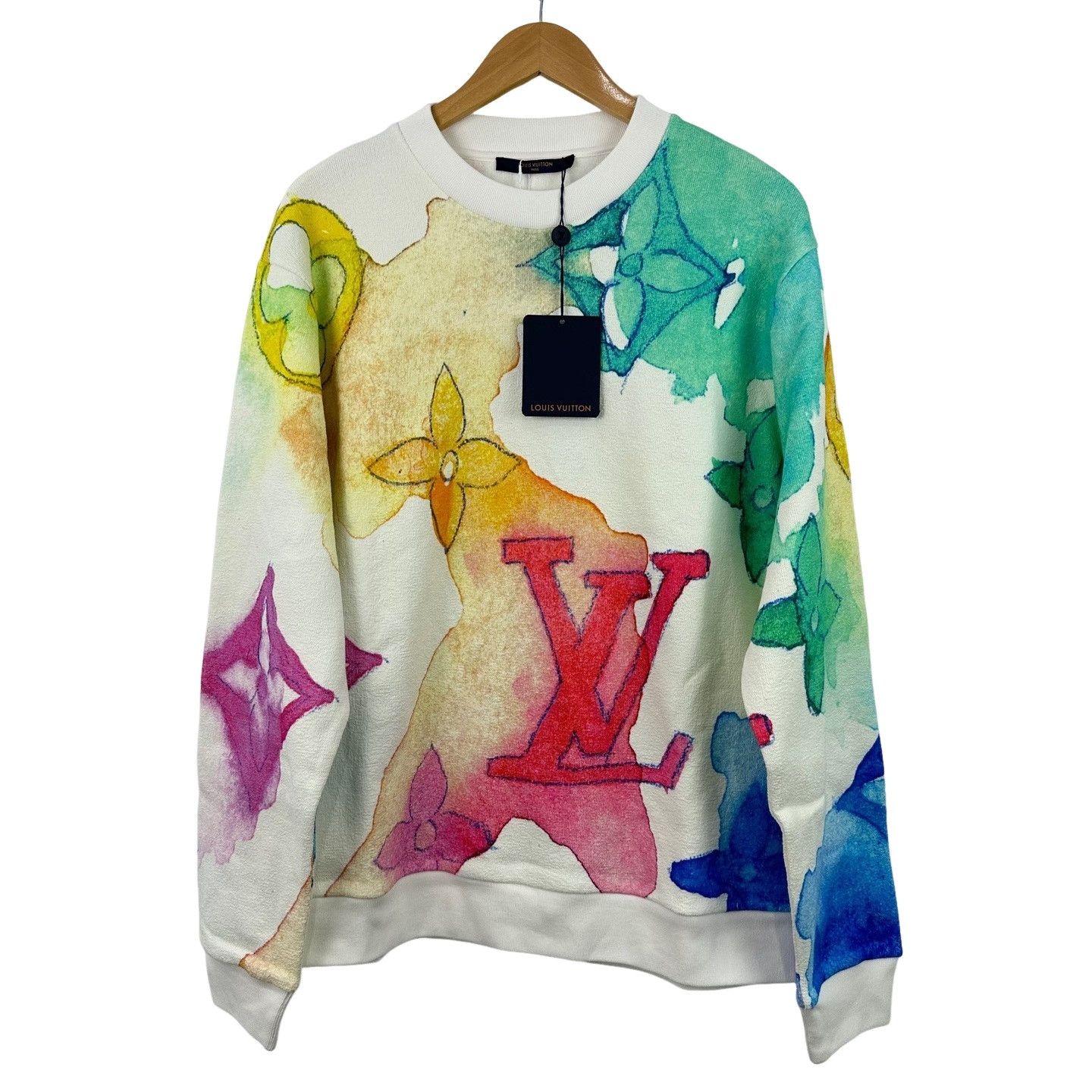 Louis Vuitton Louis Vuitton Watercolor Monogram Sweatshirt Size L Size US L / EU 52-54 / 3 - 1 Thumbnail