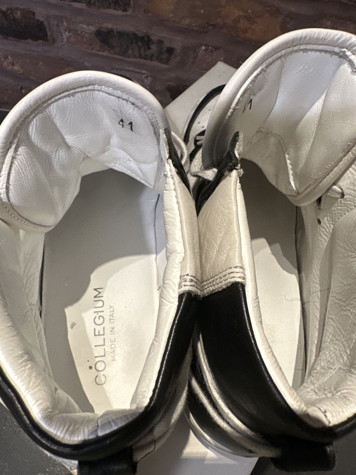 Collegium Collegium Destroyer High in Nero & Bianco Size US 8 / EU 41 - 6 Thumbnail
