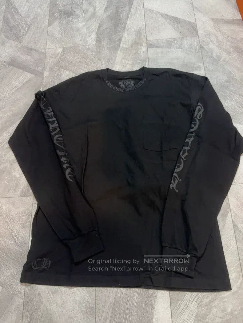 Chrome Hearts CHROME HEARTS Size XL Sanskrit long sleeves with black neck Size US XL / EU 56 / 4 - 1 Thumbnail