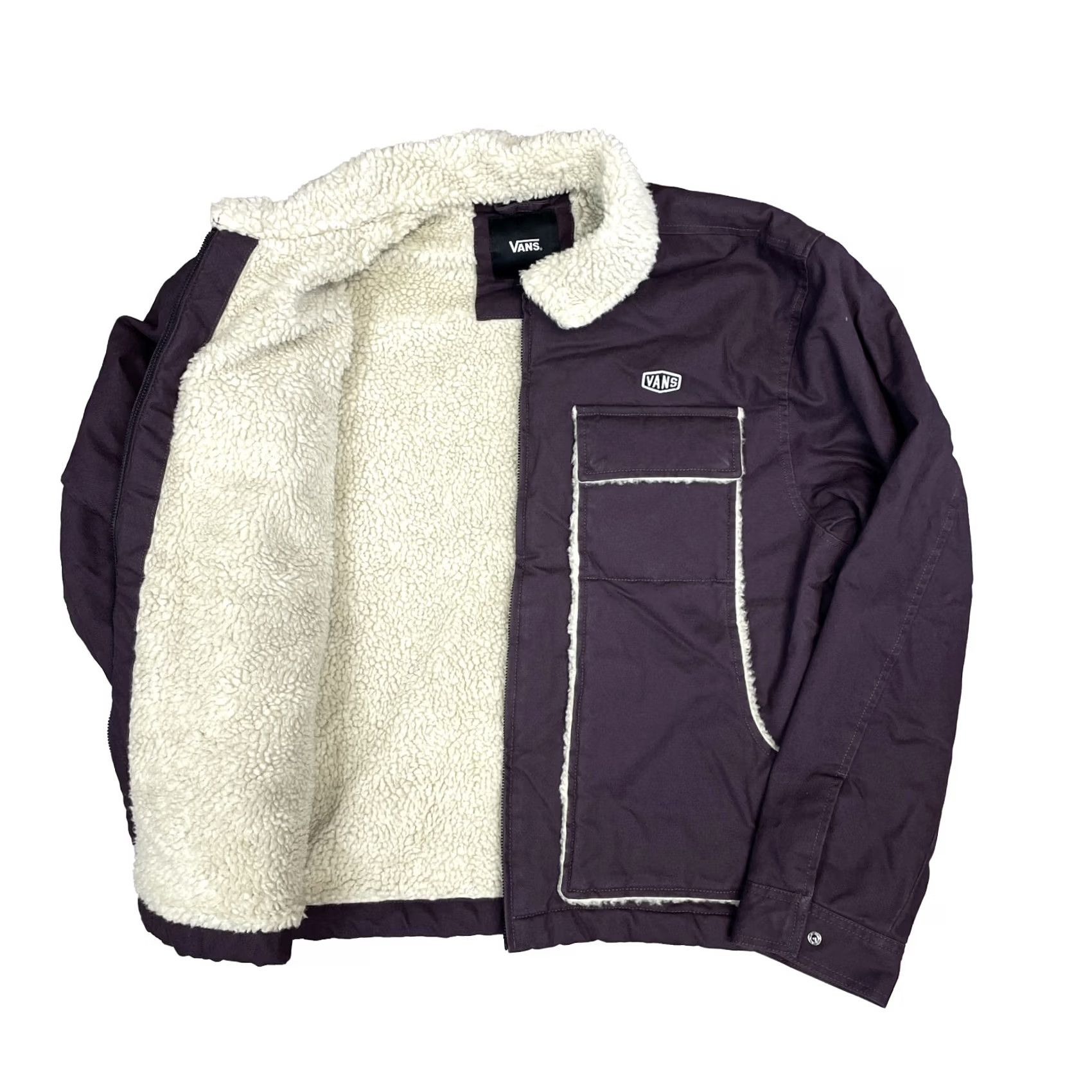 Vans VANS Mcavoy Sherpa Jacket Dark Port Mens M Midnight? Size US M / EU 48-50 / 2 - 3 Thumbnail