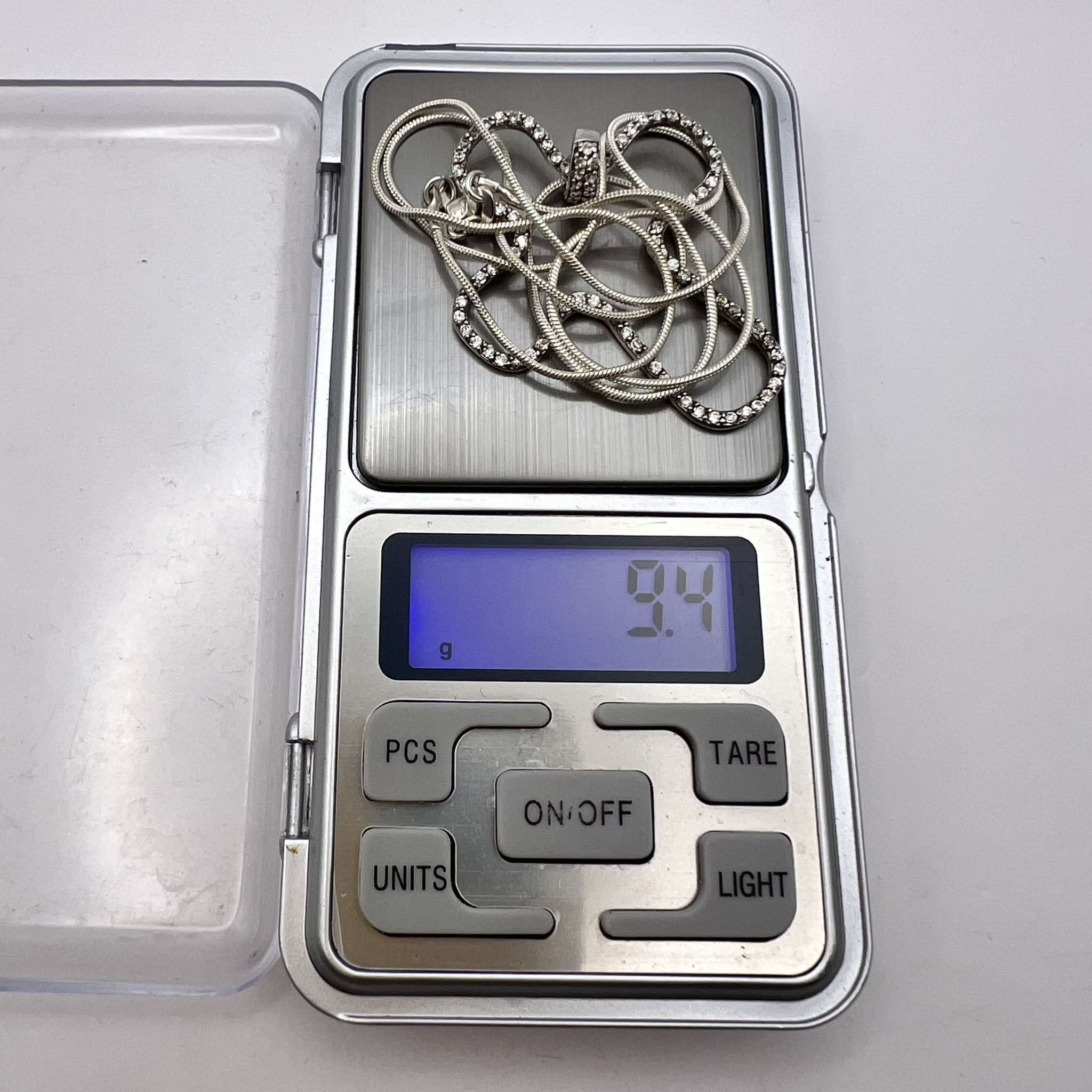 Sterling Silver Vintage Sterling Silver 925 Necklace Pendant Cross Signed Size ONE SIZE - 3 Thumbnail