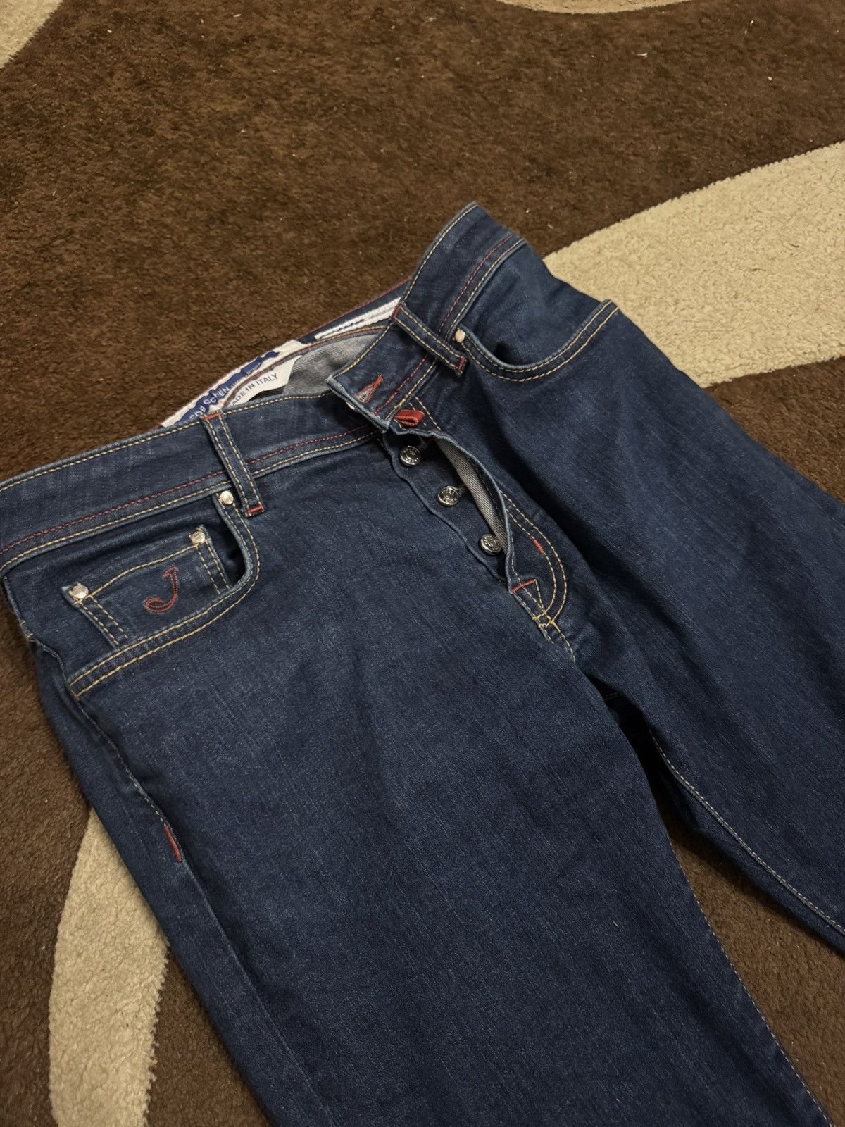 Jacob Cohen Jacob Cohën Slim Fit Stretch Jeans Size US 32 / EU 48 - 6 Thumbnail