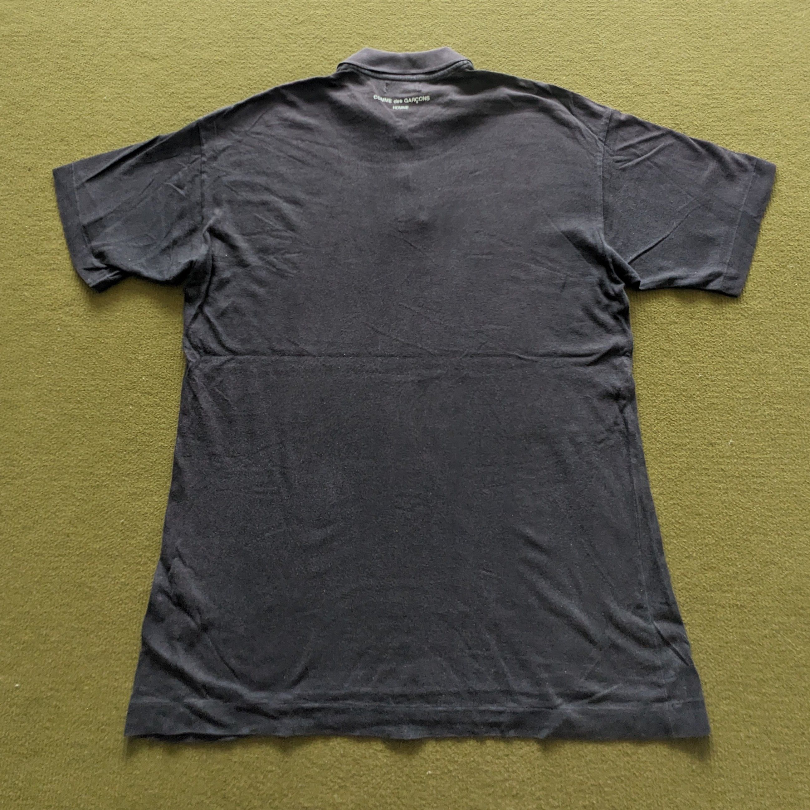 Comme des Garcons Vintage 90's COMME Des GARCONS Homme Polo Shirts Size US M / EU 48-50 / 2 - 2 Thumbnail