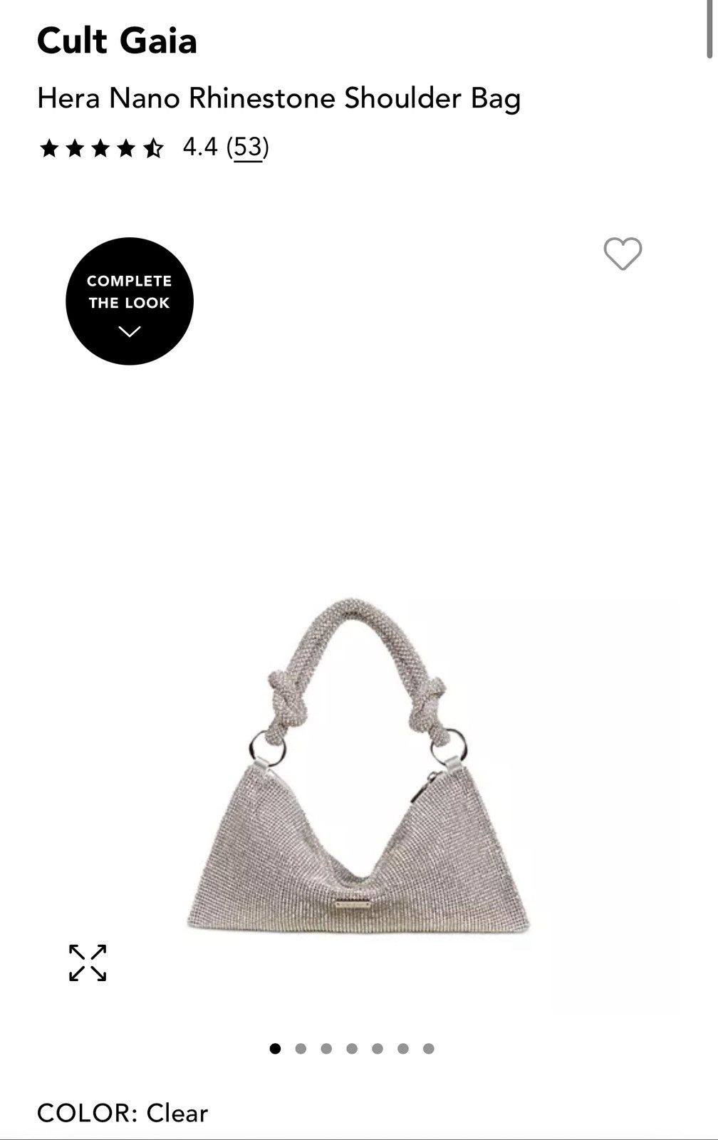 Cult Gaia Cult Gaia Hera Nano Rhinestone Shoulder Bag Size ONE SIZE - 3 Thumbnail