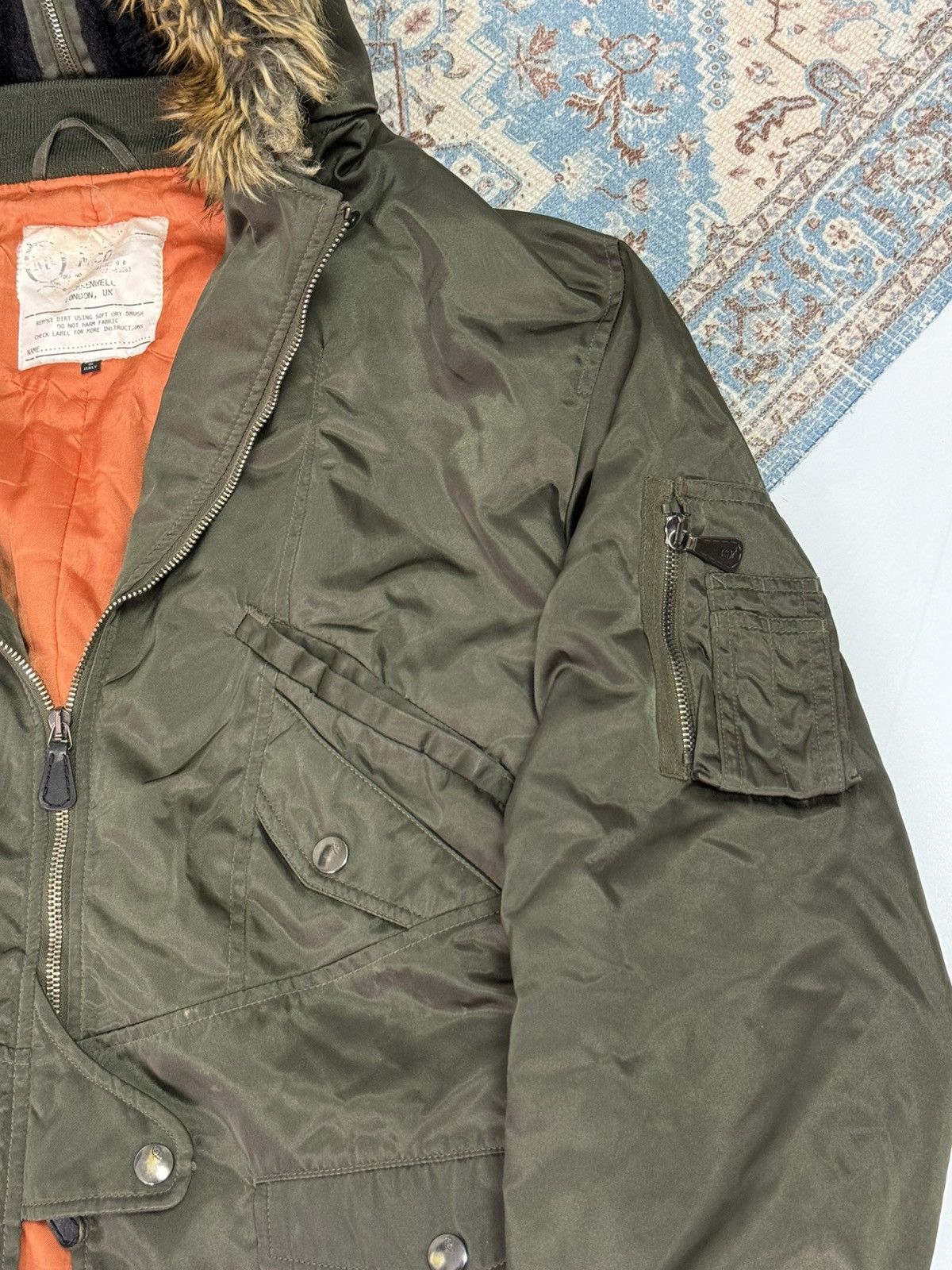 Alexander McQueen Rare Alexander Mcqueen Military Fur Parka Jacket Size US S / EU 44-46 / 1 - 3 Thumbnail