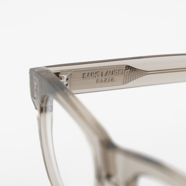 Saint Laurent Paris Saint Laurent SL571 OPT 004 Eyeglasses Beige 49mm Round Size ONE SIZE - 7 Thumbnail