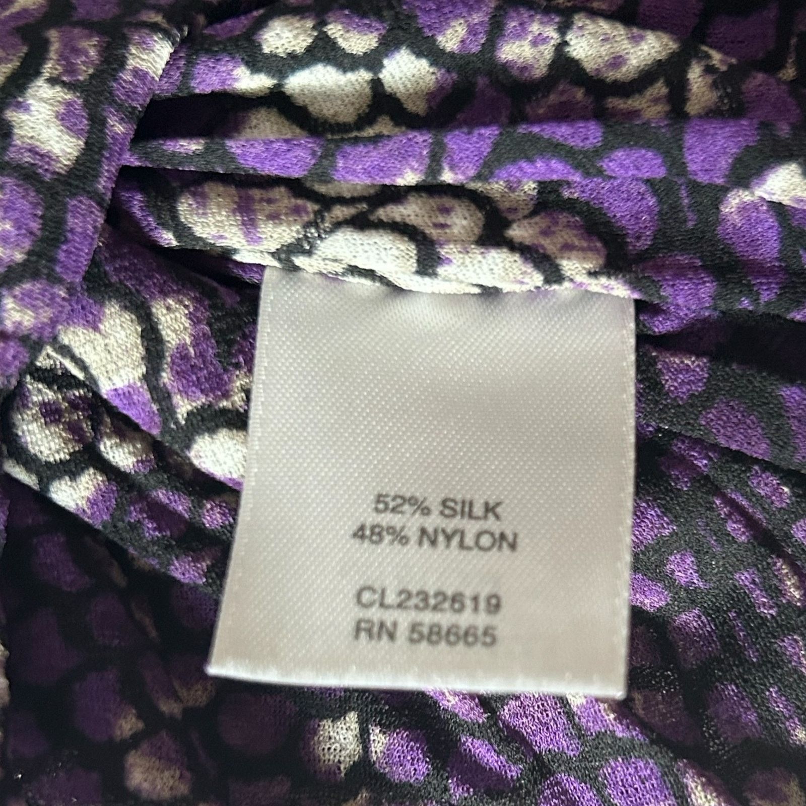 Other Women’s Purple & Black Classiques Entier Blouse | Size Small Size S / US 4 / IT 40 - 6 Thumbnail