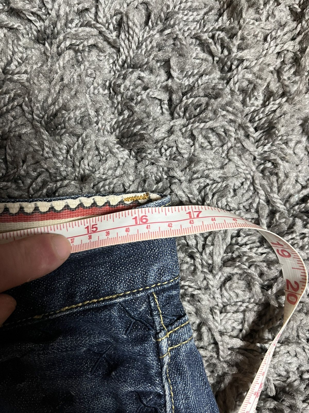 Japanese Brand RARE Kaws OriginalFake Levi's Denim Y2K Baggy Rap Pants Size US 31 - 13 Thumbnail