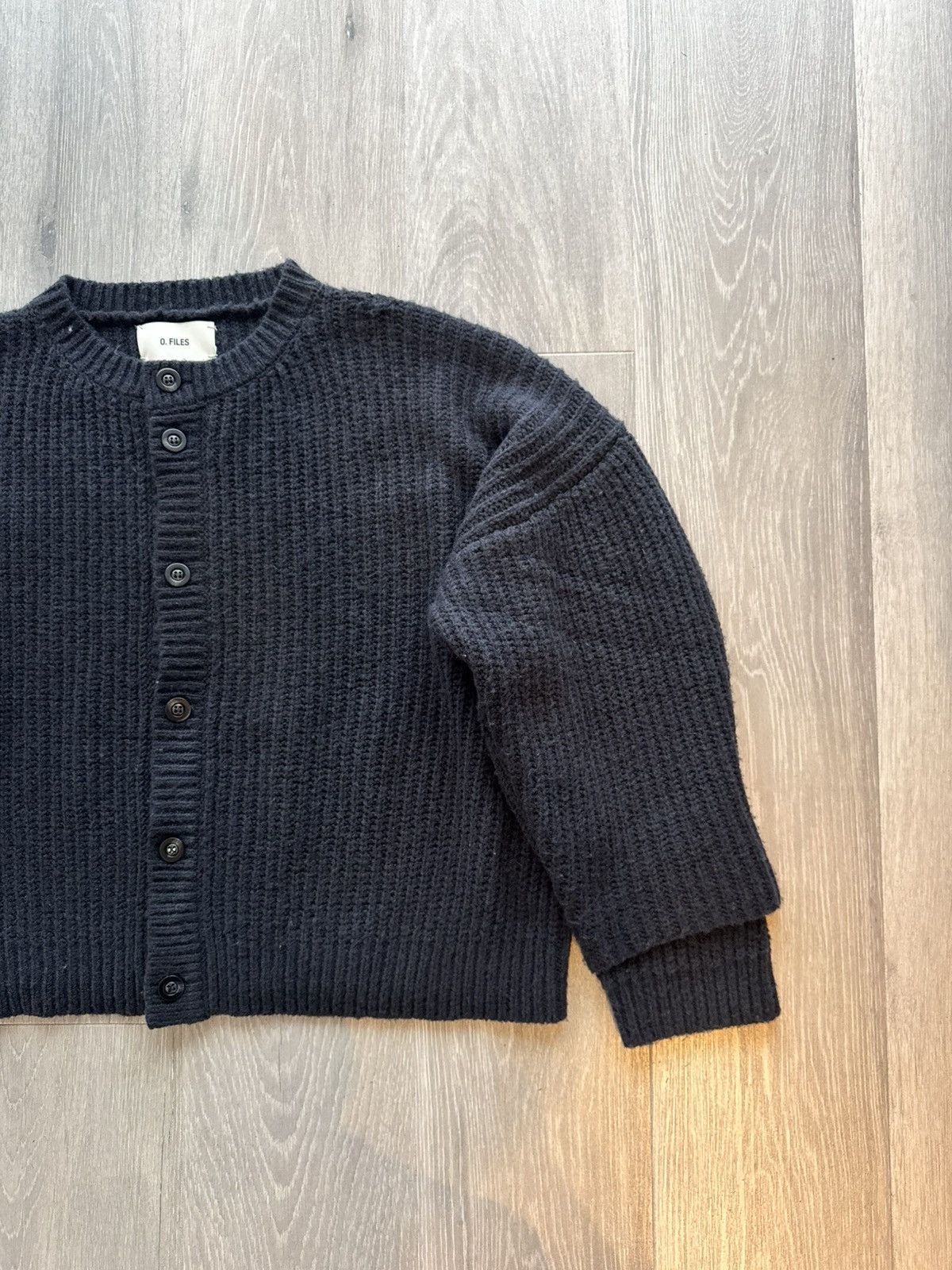 Ojardorf O. FILES Black Interlaced Cardigan Size US L / EU 52-54 / 3 - 2 Thumbnail