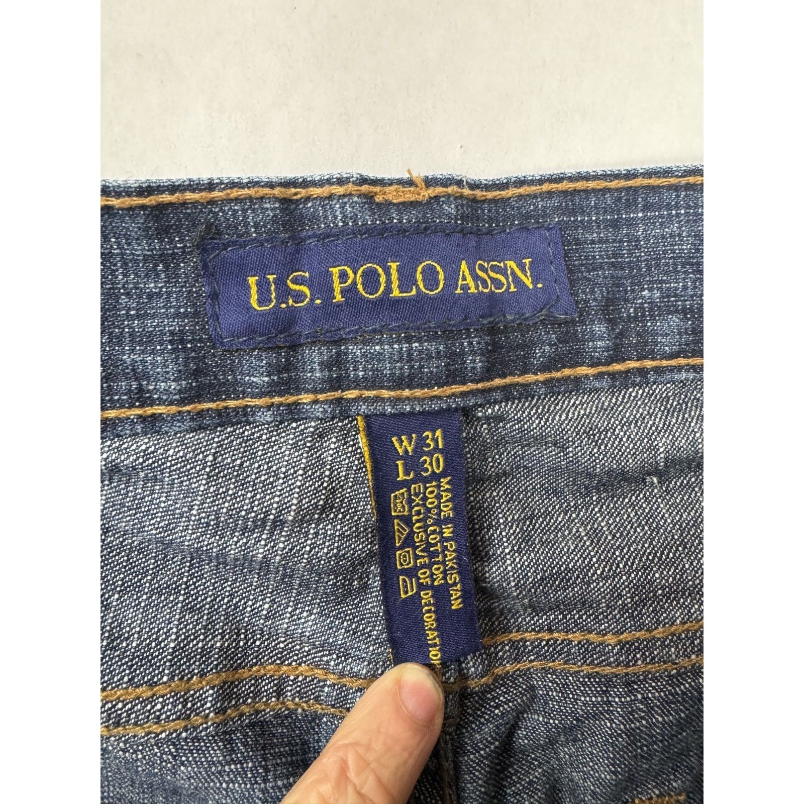 U.S. Polo Assn. Slim Straight Fit Jeans U.S. Polo Assn. Men Mid-Rise Size 31 Size US 31 - 7 Thumbnail