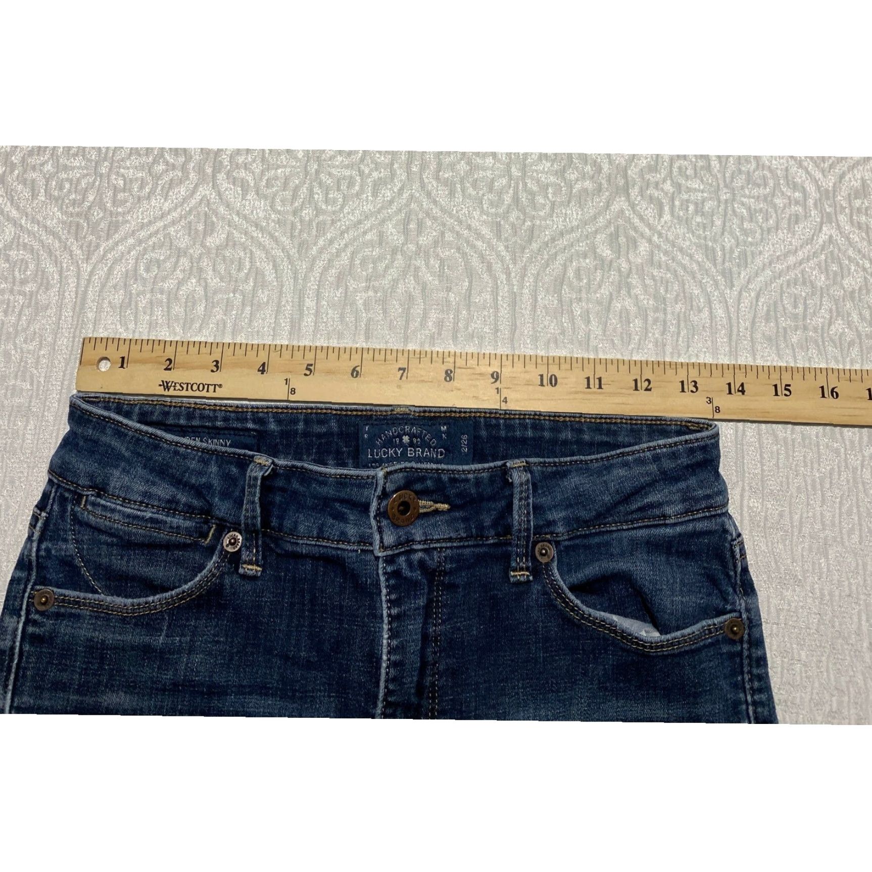 Lucky Brand Lucky Brand Jeans Hayden Skinny Jeans Women Size 2 26in Blue Denim Slim Fit Stretch Pockets Modern Style Size 26" / US 2 / IT 38 - 6 Thumbnail