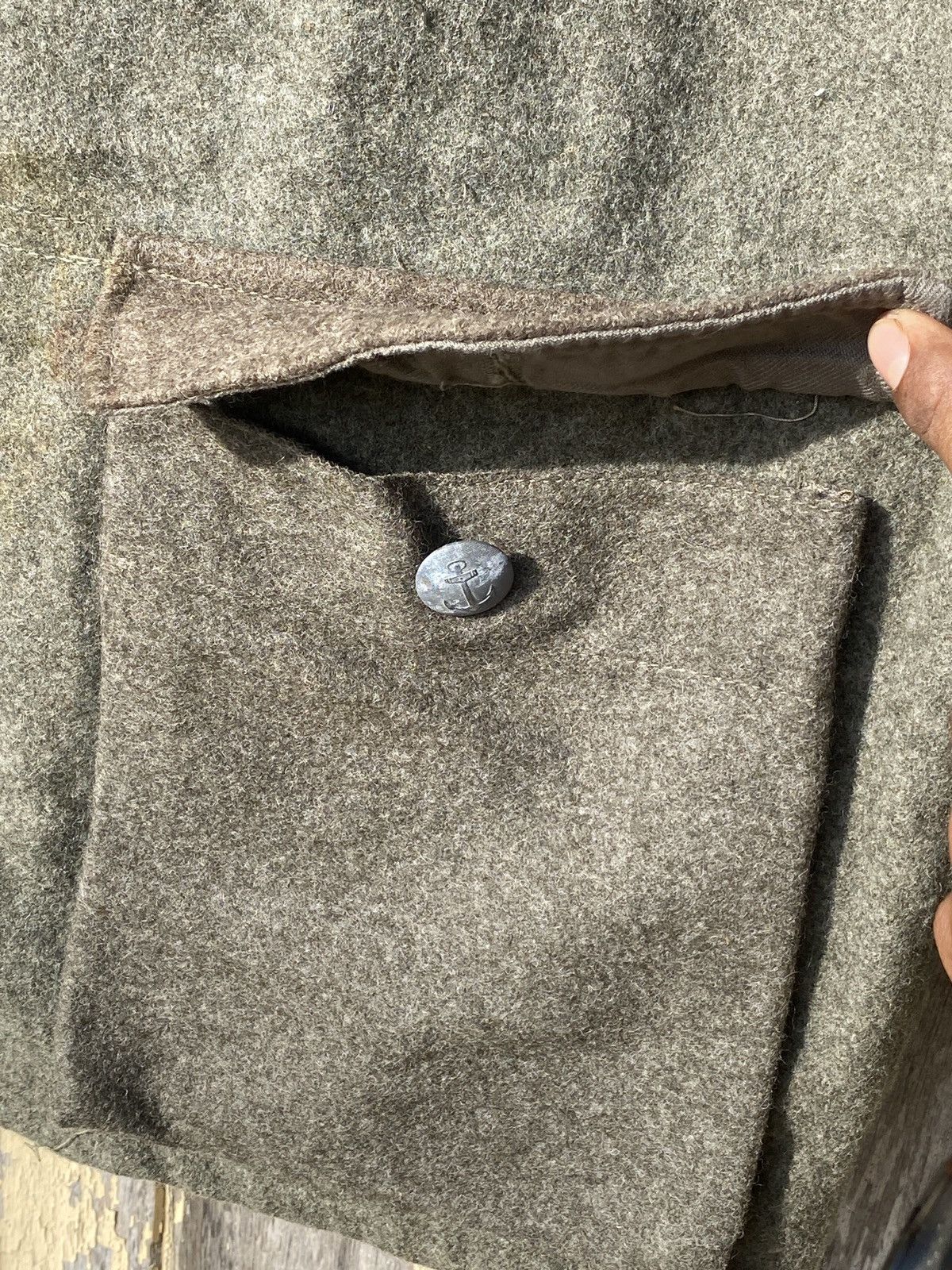 Vintage Vintage 80’s army multi pocket woll jacket Size US XL / EU 56 / 4 - 8 Thumbnail