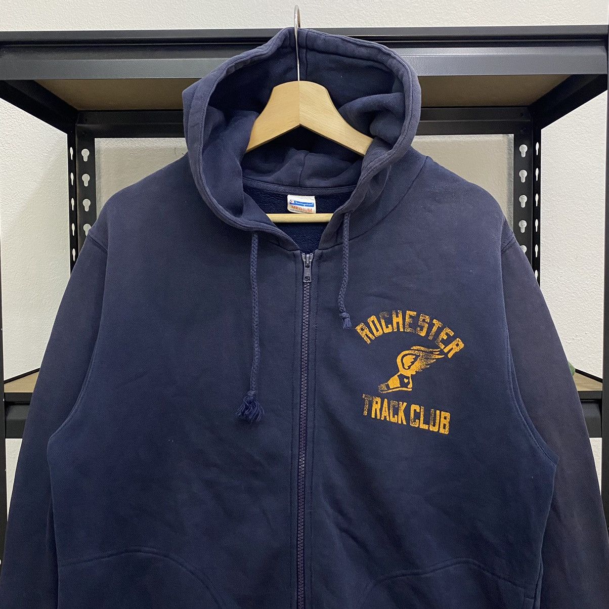 Champion × Vintage Vintage Champion Hoodie Full Zip Track Club❗️ Size US M / EU 48-50 / 2 - 2 Thumbnail