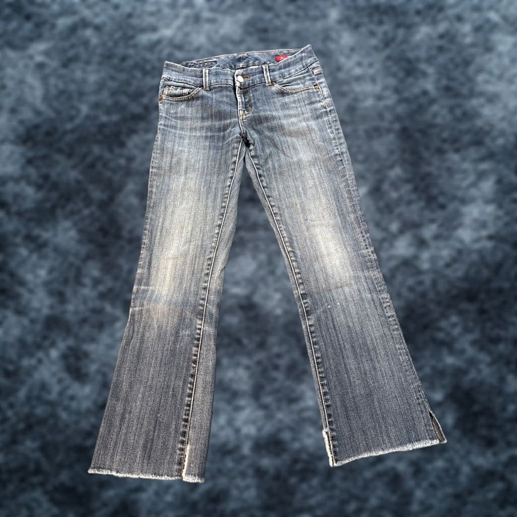 7 For All Mankind 7 For All Mankind Jeans Womens 28x27 Bootcut Denim Light Wash Stretch Low Rise Regular Inseam 27in Size 28" / US 6 / IT 42 - 1 Thumbnail