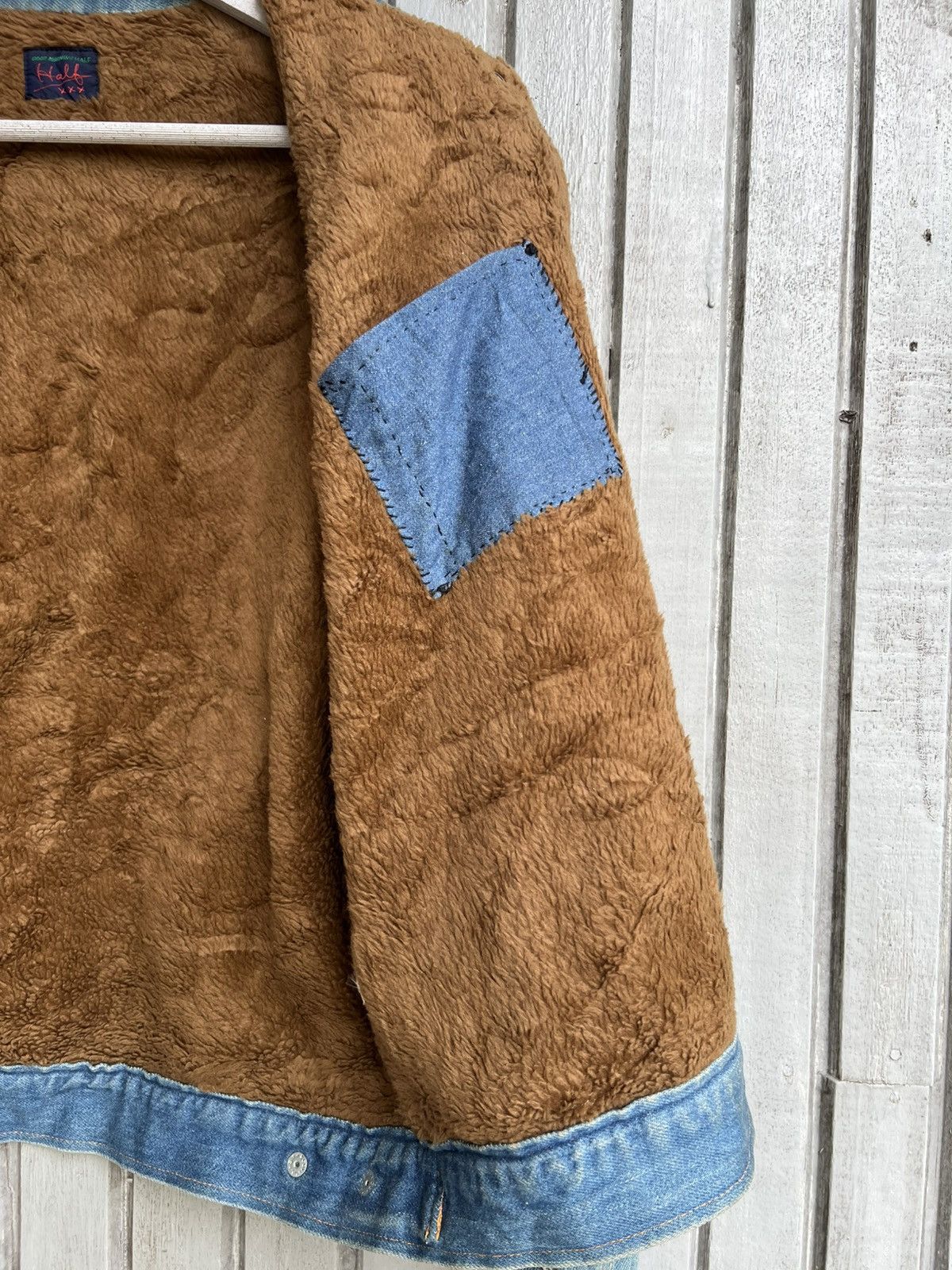 Japanese Brand × Vintage Vtg half denim jacket Size US S / EU 44-46 / 1 - 13 Thumbnail