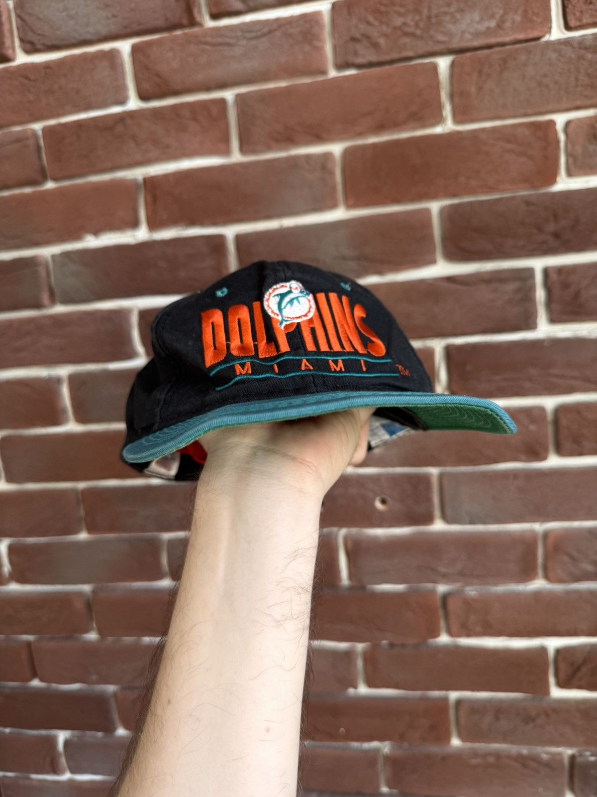 Drew Pearson Vintage Hat Miami Dolphins NFL Snapback Made In Korea 90s Size ONE SIZE - 6 Thumbnail