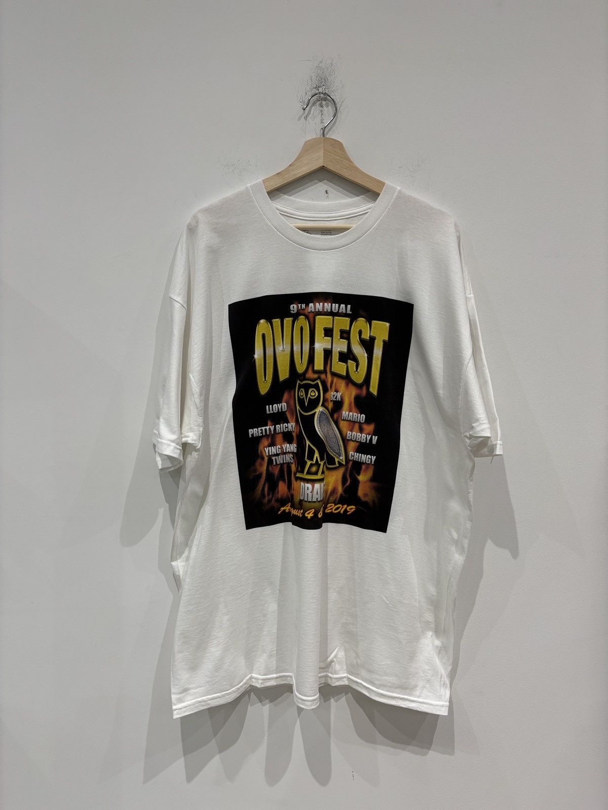 October's Very Own OVO Fest Summer 19 Shirt White Size: XXL Size US XXL / EU 58 / 5 - 1 Thumbnail