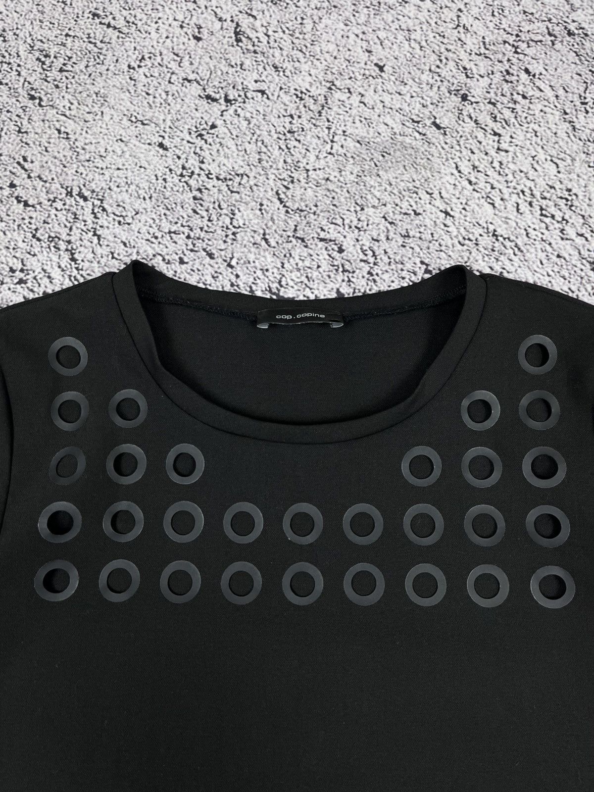 Cop Copine Cop Copine Short sleeve top circle cutouts avantgarde Size M / US 6-8 / IT 42-44 - 4 Thumbnail