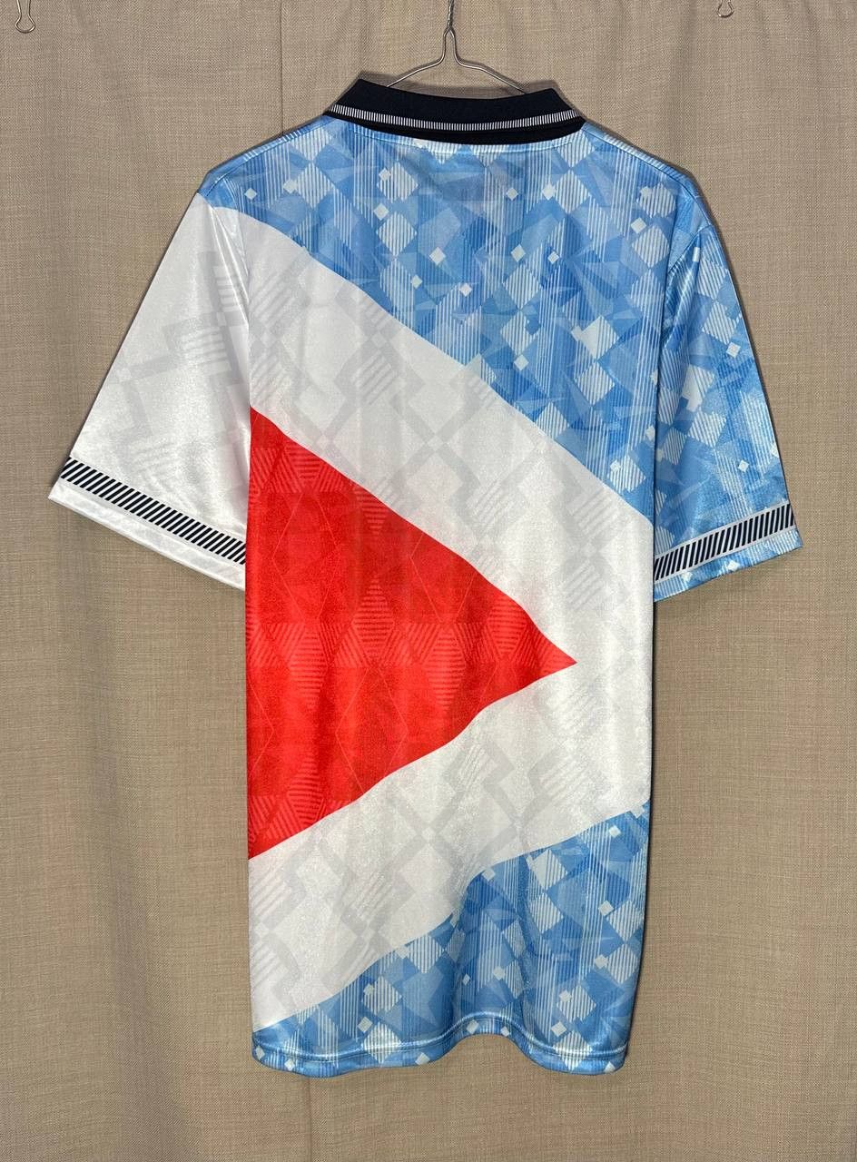 Other England Retro 1990 1992 Score Draw football Shirt Jersey Size US L / EU 52-54 / 3 - 5 Thumbnail