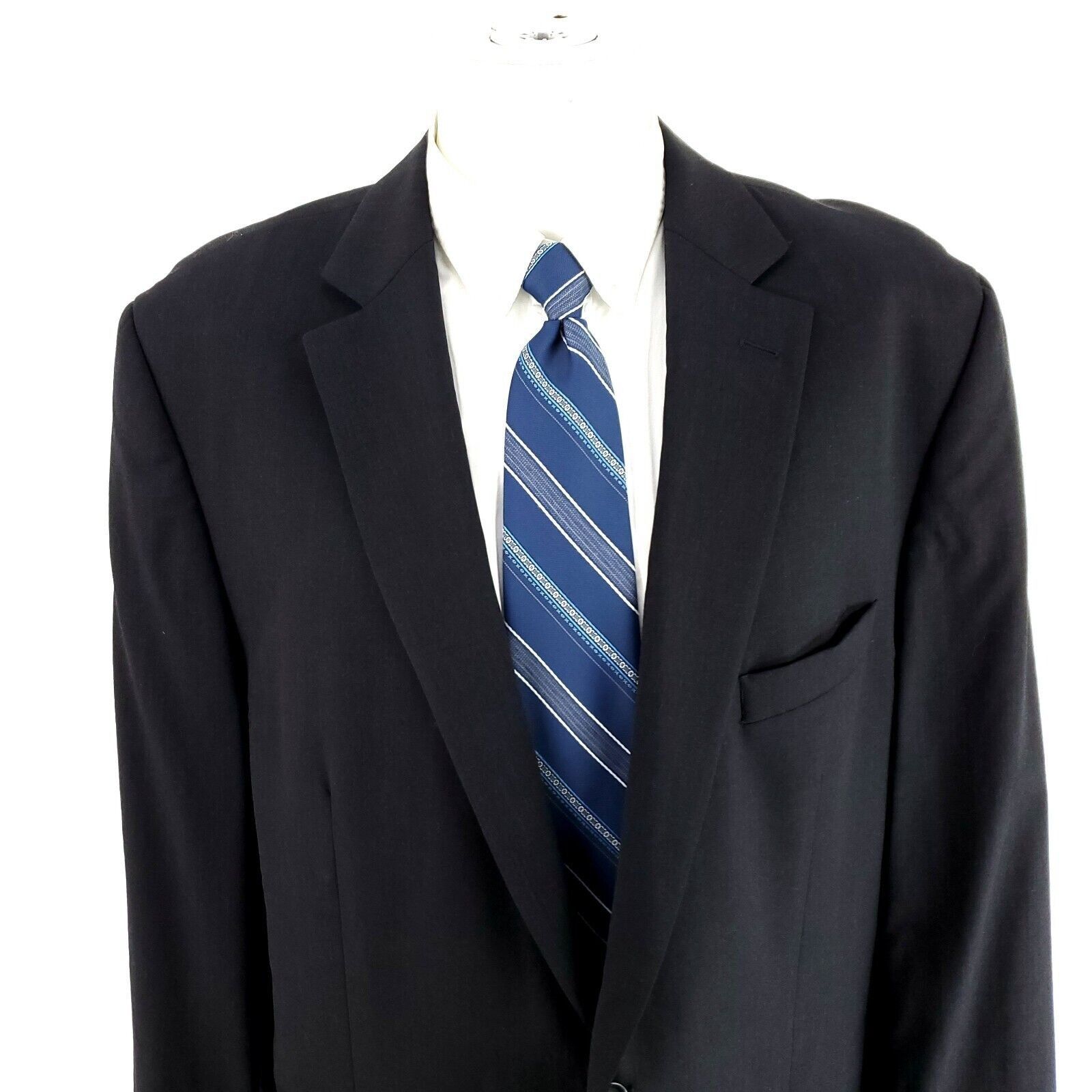 Lauren Ralph Lauren Pronto Uomo Wool 2 Button Blazer 46L Or Slim Fit 48L Gray Size 46L - 1 Thumbnail