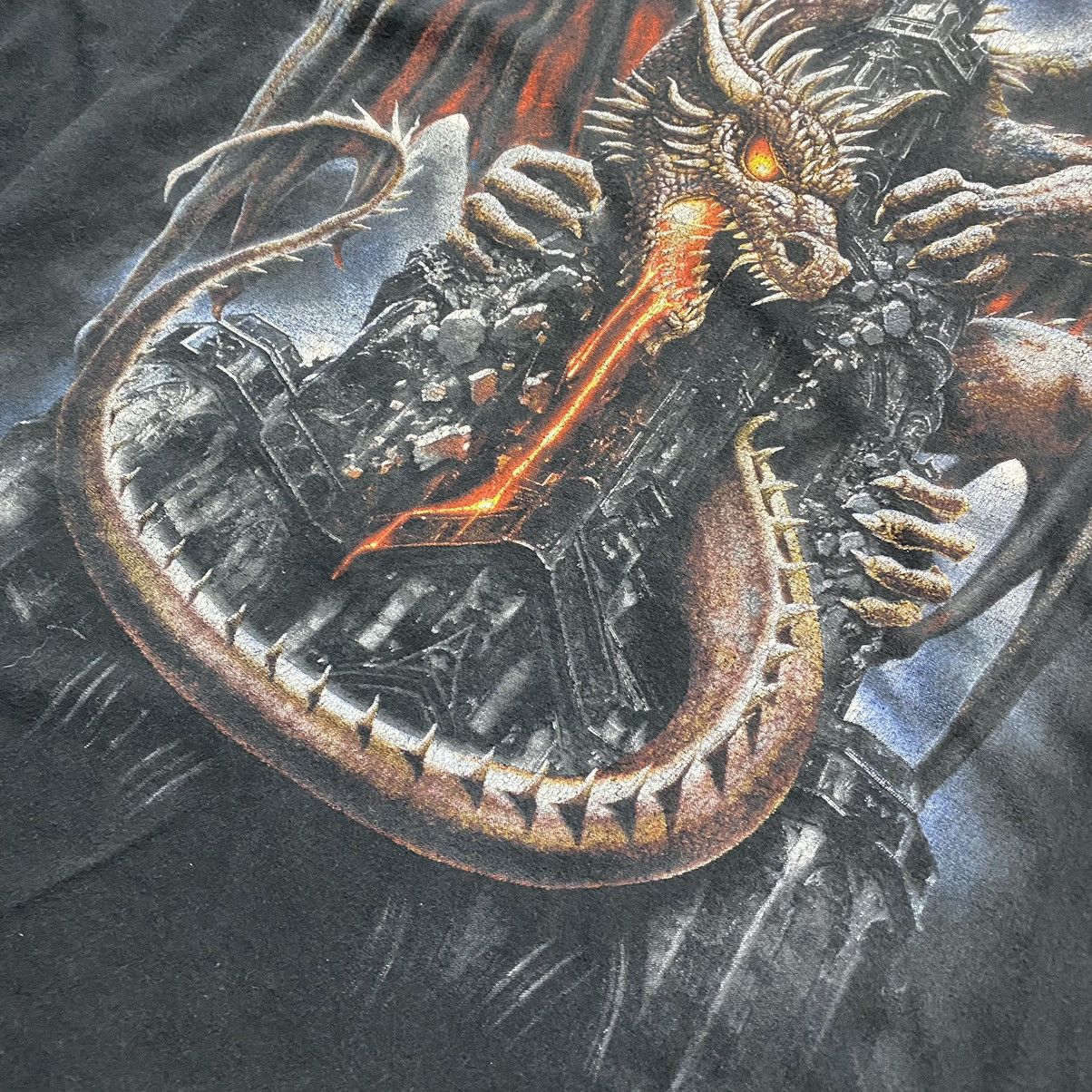 Band Tees Vintage Spiral Dragon Rare Big Graphic overprint Longsleeve Size US XXL / EU 58 / 5 - 4 Thumbnail