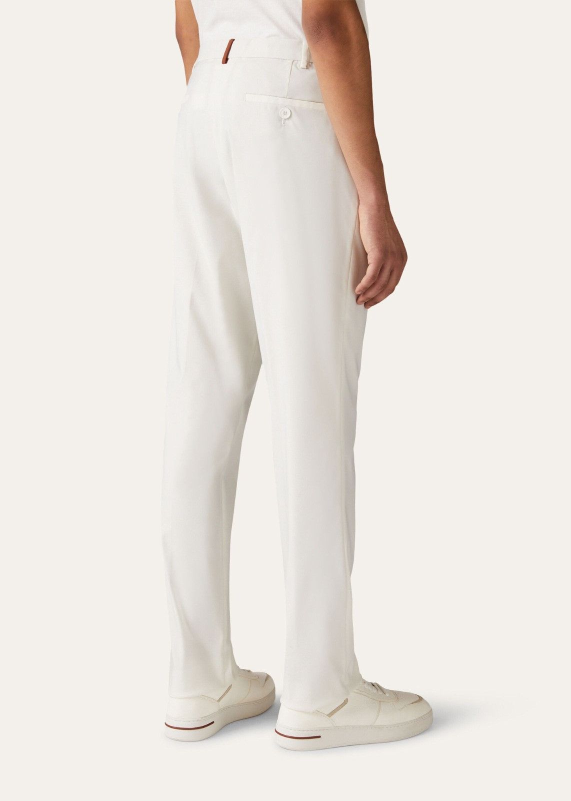 Loro Piana o1srvl11e1224 Golf Pant in White Size US 40 / EU 56 - 2 Thumbnail