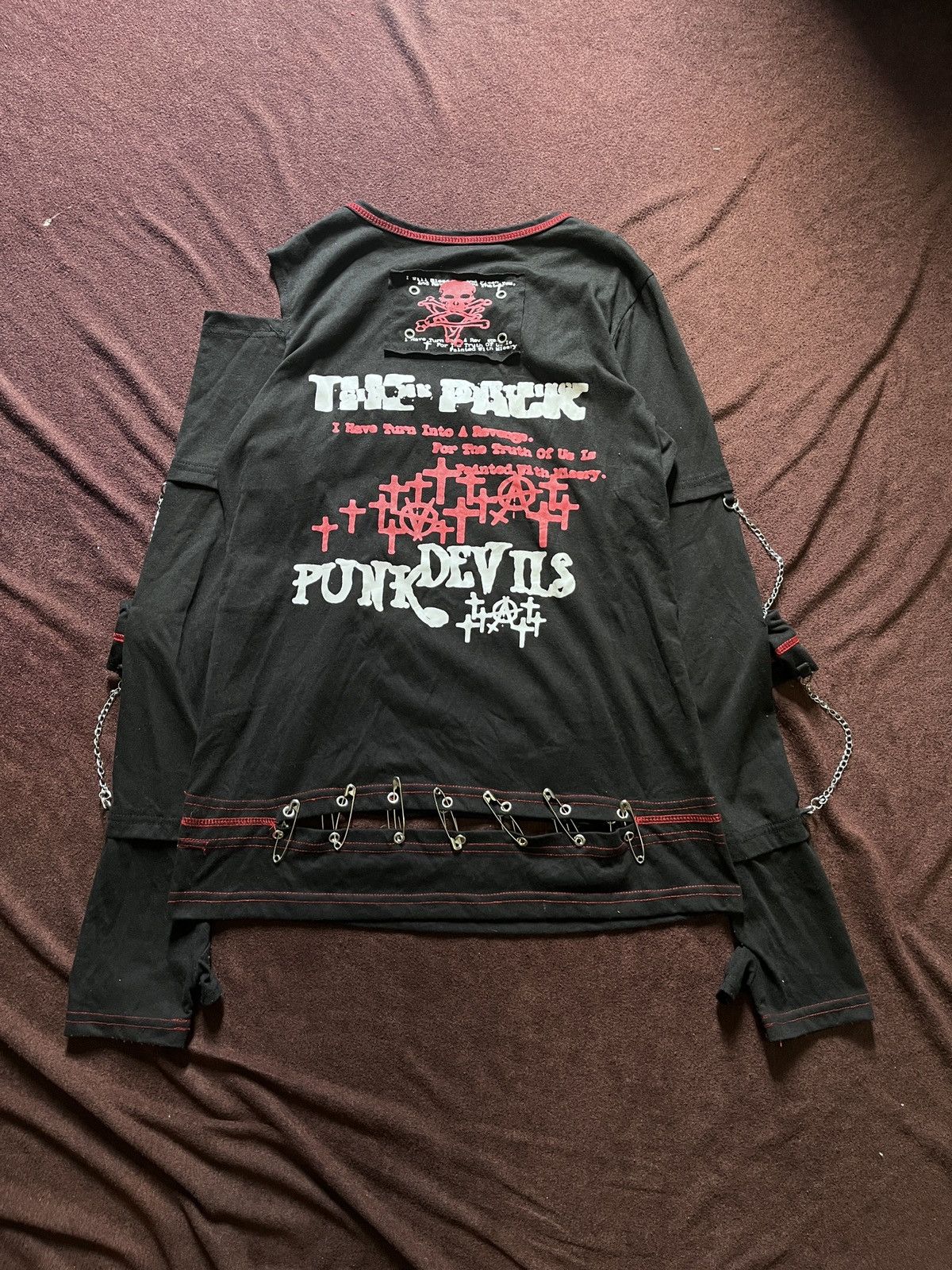 Japanese Brand Addicted Goth Skulls Size US M / EU 48-50 / 2 - 2 Thumbnail