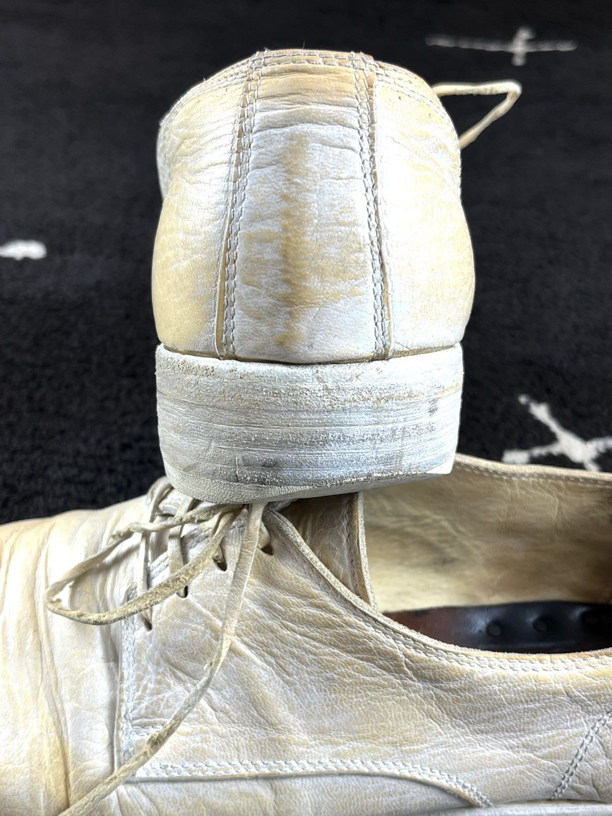 Guidi Guidi 992 Cream White Leather Derby Size US 9 / EU 42 - 9 Thumbnail